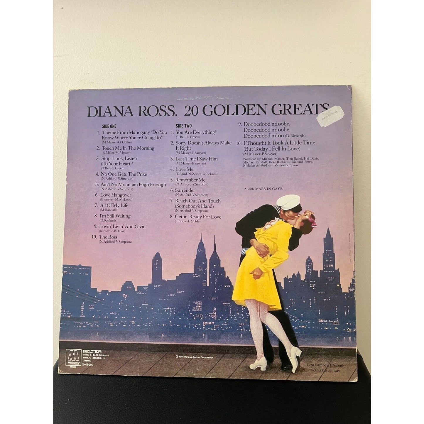 Diana Ross-20 Golden Greats Vinyl LP Album.1981 Motown 247093