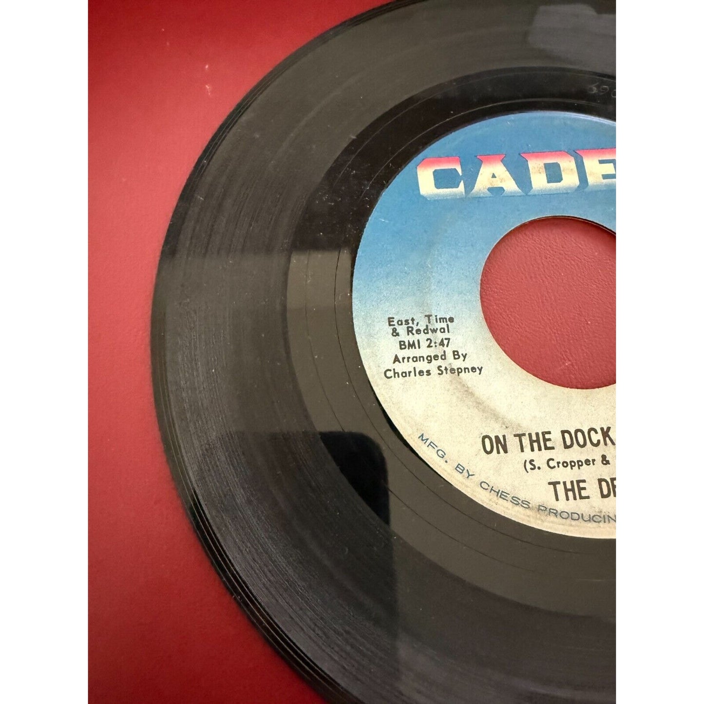 Dells: On The Dock Of The Bay / When I'm In Your Arms - Cadet 1969 F224