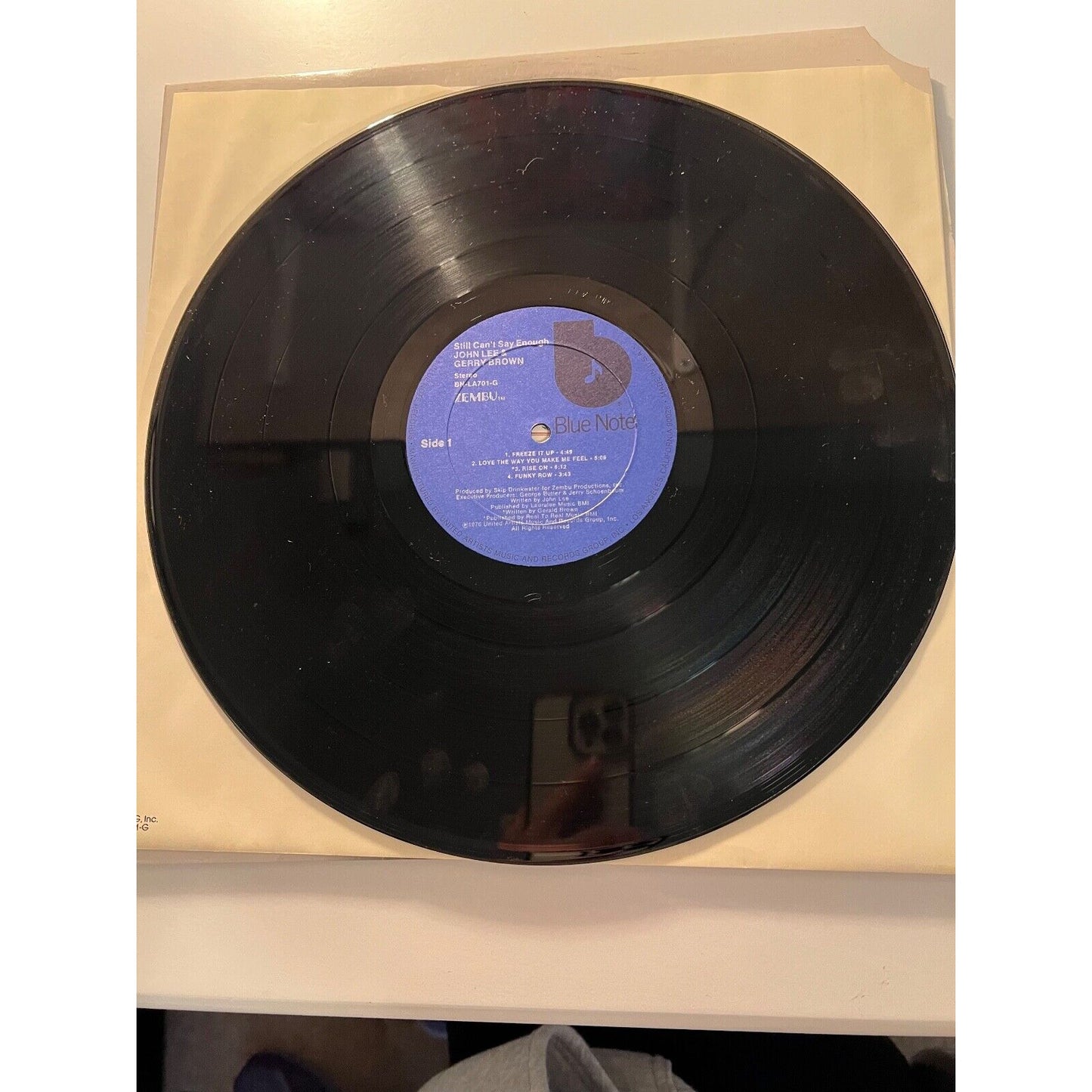 John Lee - Still Can't Say Enough - 1976 Blue Note BN-LA701-G LP Vinyl - NM