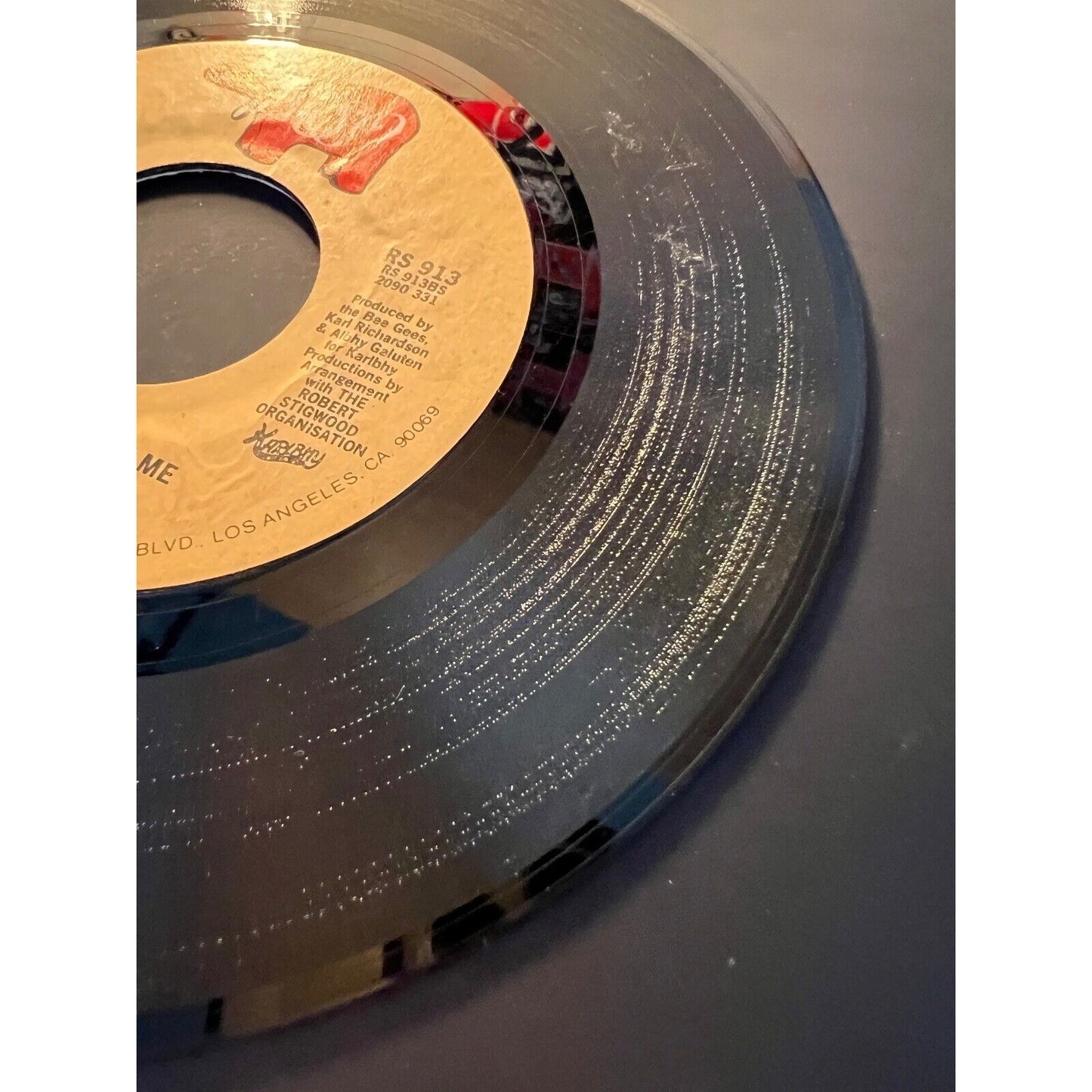 Bee Gees Rest Your Love On Me / Too Much Heaven 7" 45 RPM Vinyl RSO Records 1978