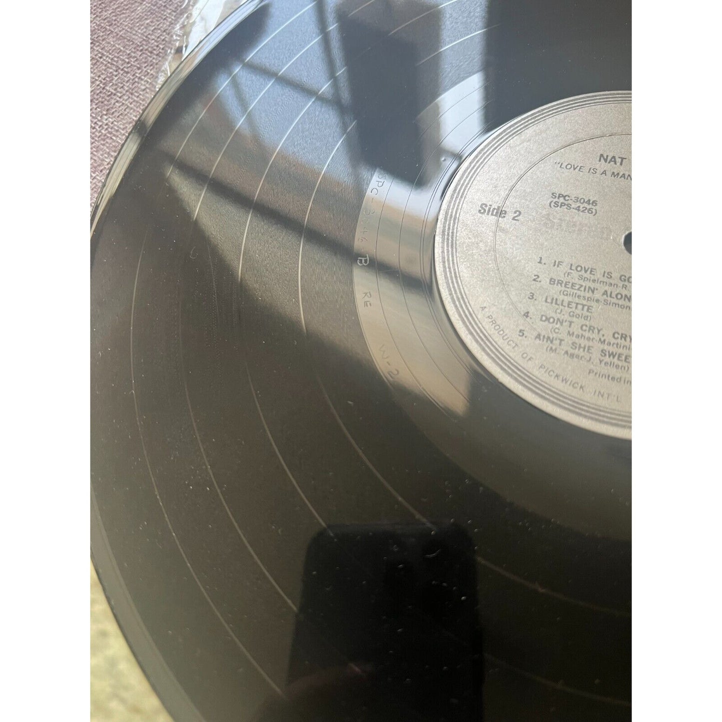 NAT KING COLE Love Is A Many Splendored Thing Vinyl LP