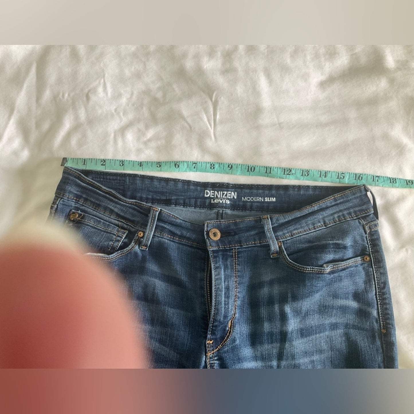 Denizen from Levi's Dark Blue Straight Leg Jeans