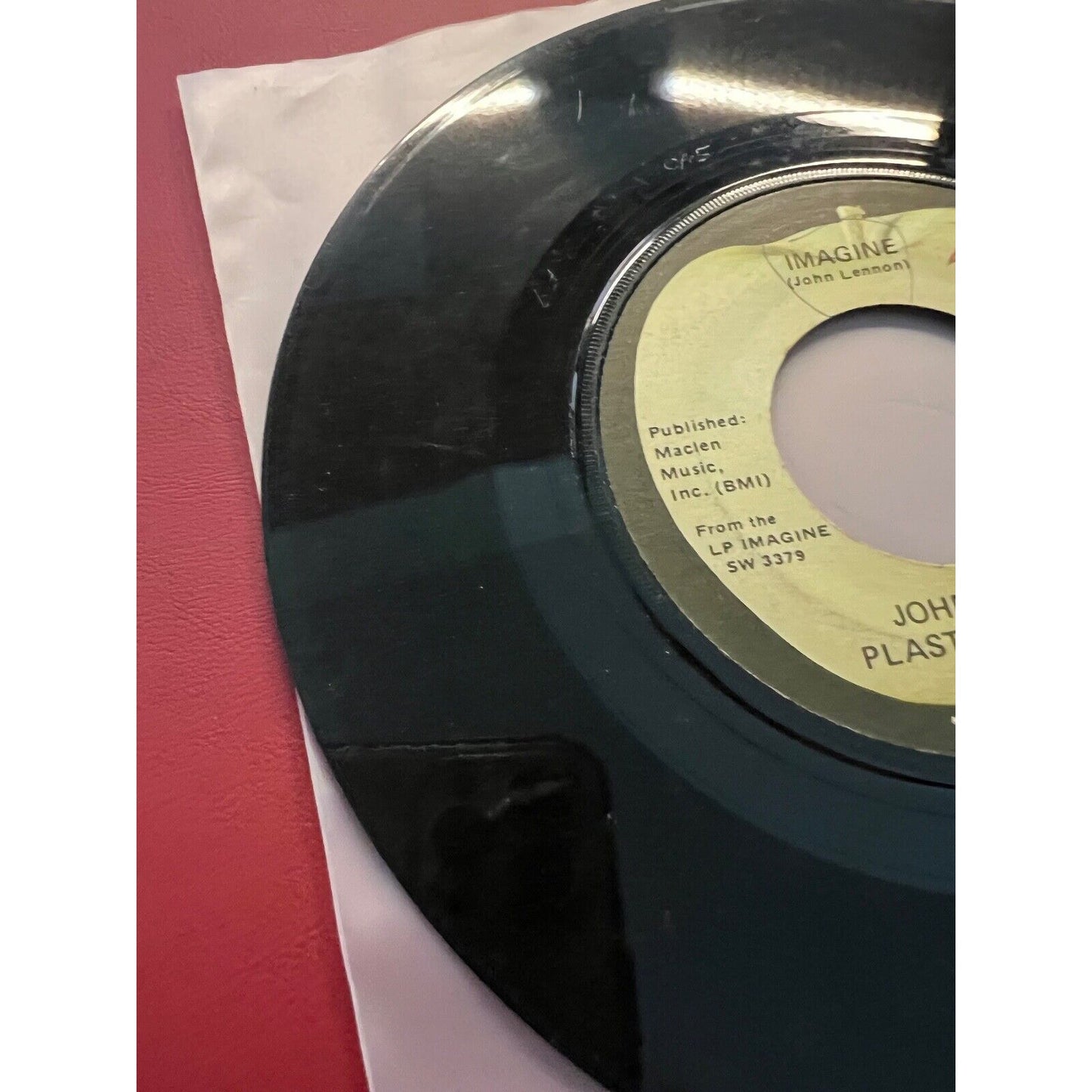 John Lennon Plastic Ono Band Imagine/It's So Hard Apple Record 1840 45RPM