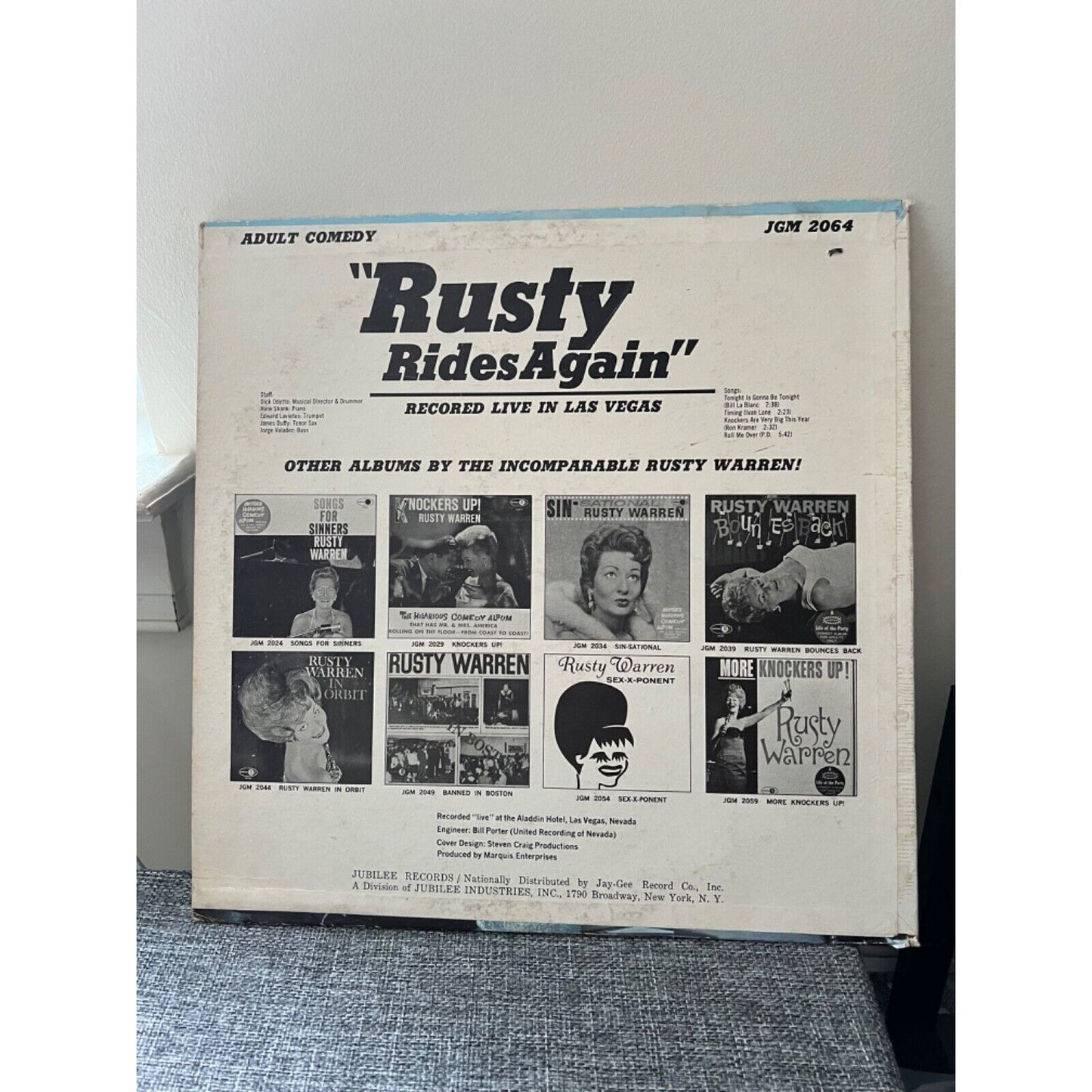 Rusty Rides Again Warren Live In Las Vegas Vinyl LP Record Album