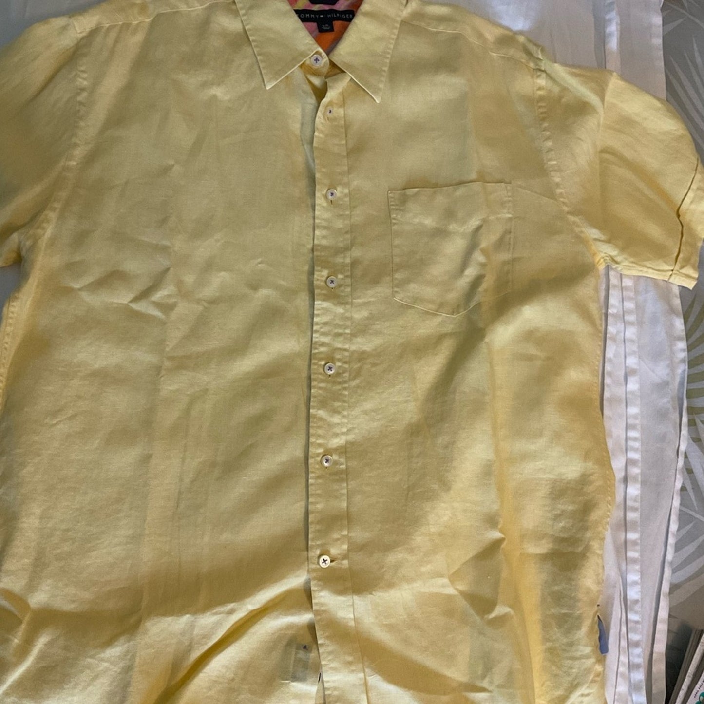 Tommy Hilfiger Men’s S/S Linen Shirt
