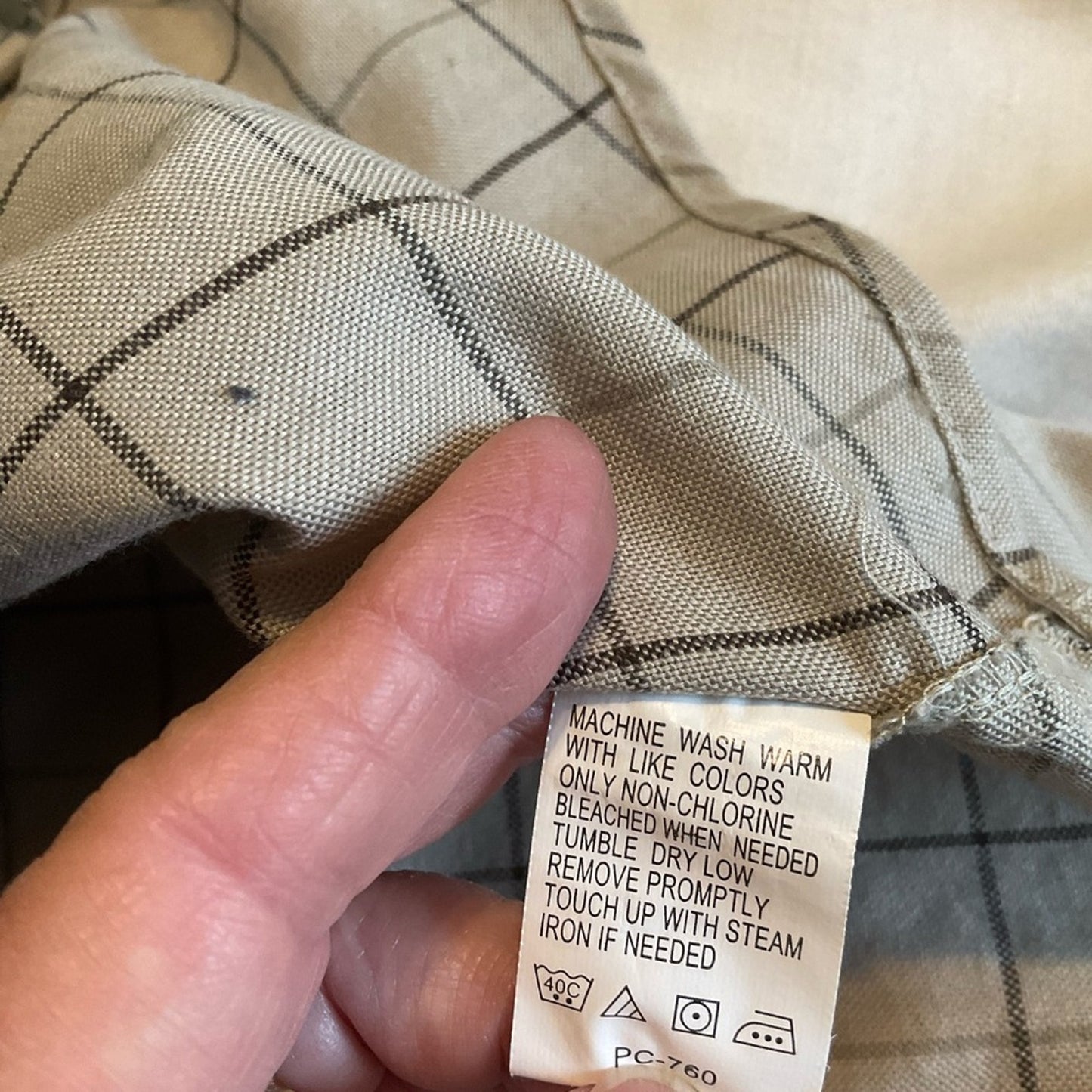Van Heusen Tan Casual Button Down Shirt