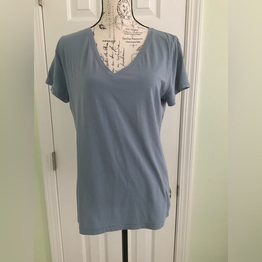 GAP Women's Soft Blue Short Sleeve Tee