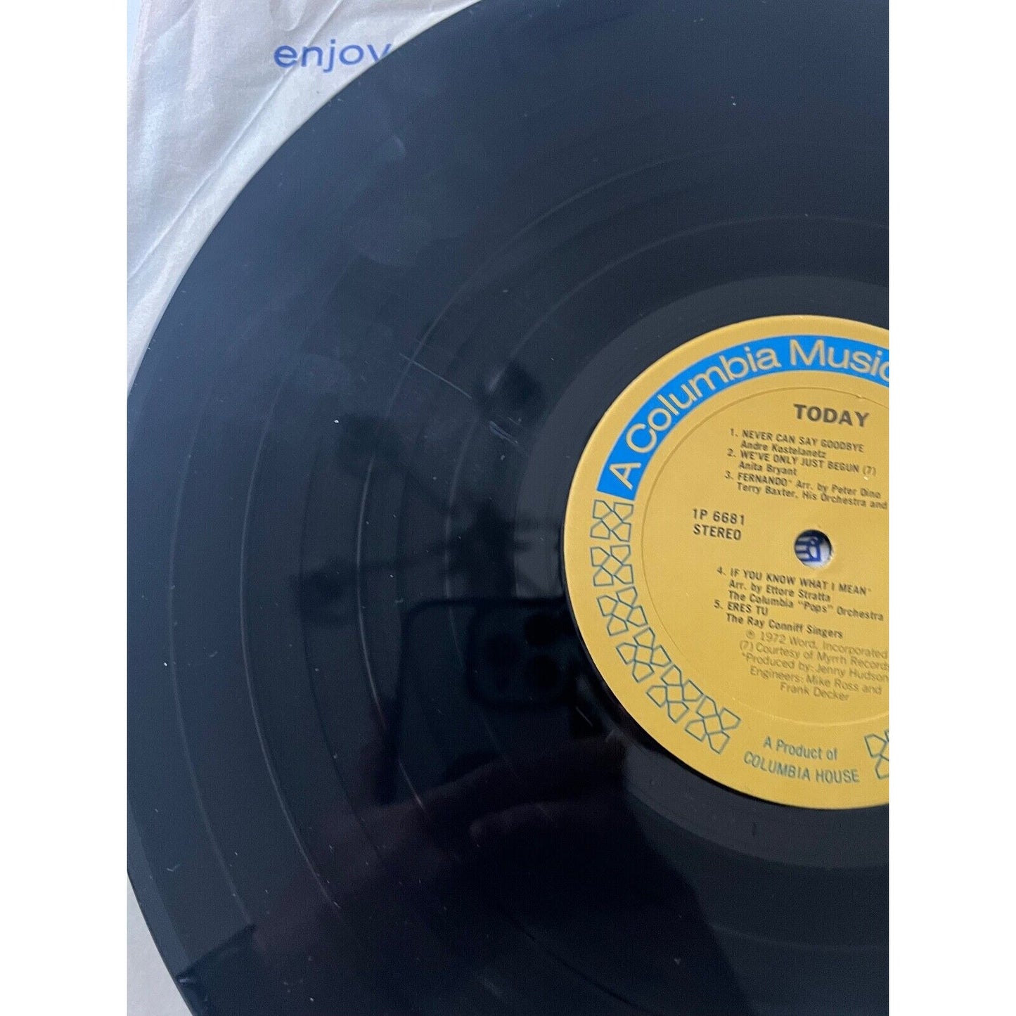 Various - TODAY Vinyl LP 1977 Pop Folk