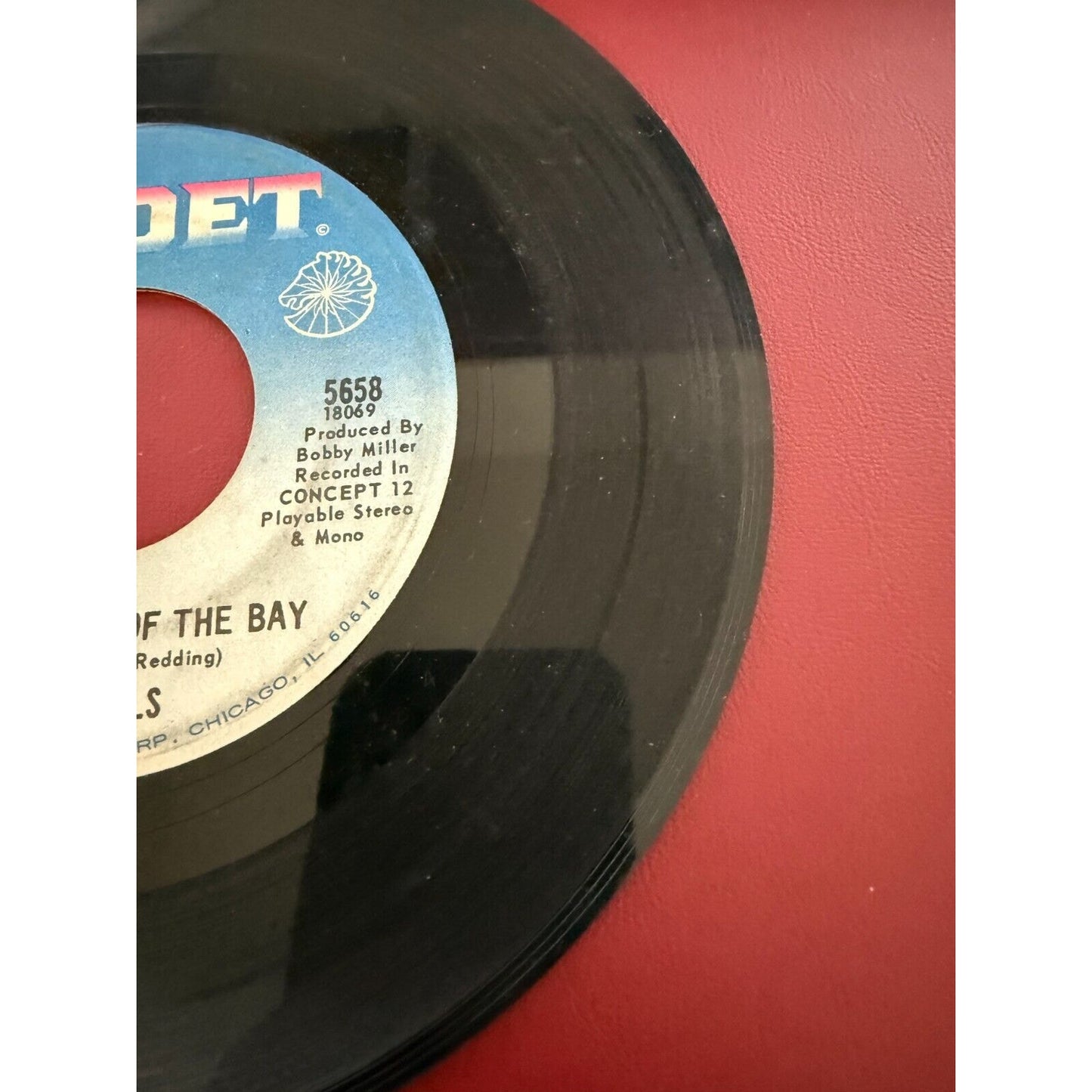 Dells: On The Dock Of The Bay / When I'm In Your Arms - Cadet 1969 F224