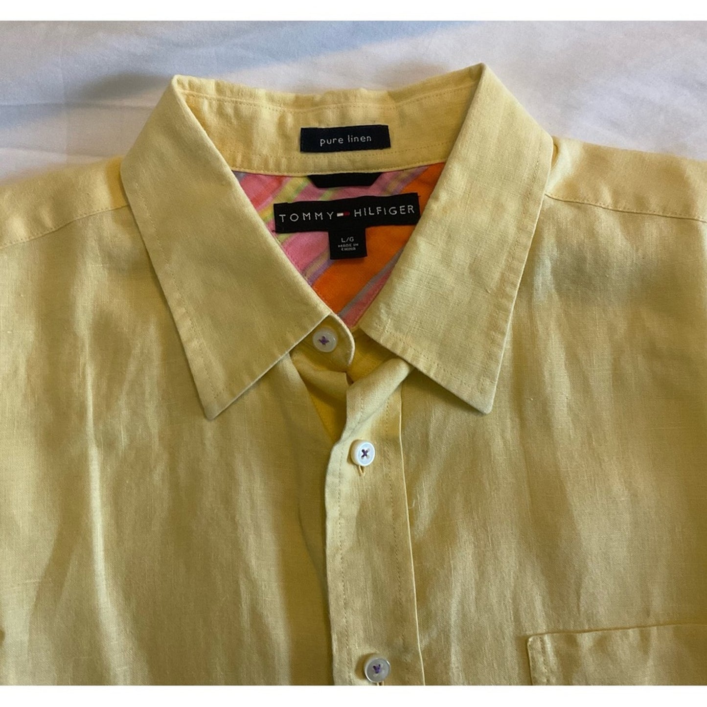 Tommy Hilfiger Men’s S/S Linen Shirt
