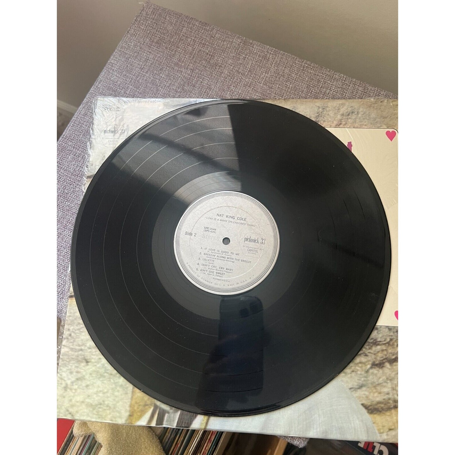 NAT KING COLE Love Is A Many Splendored Thing Vinyl LP