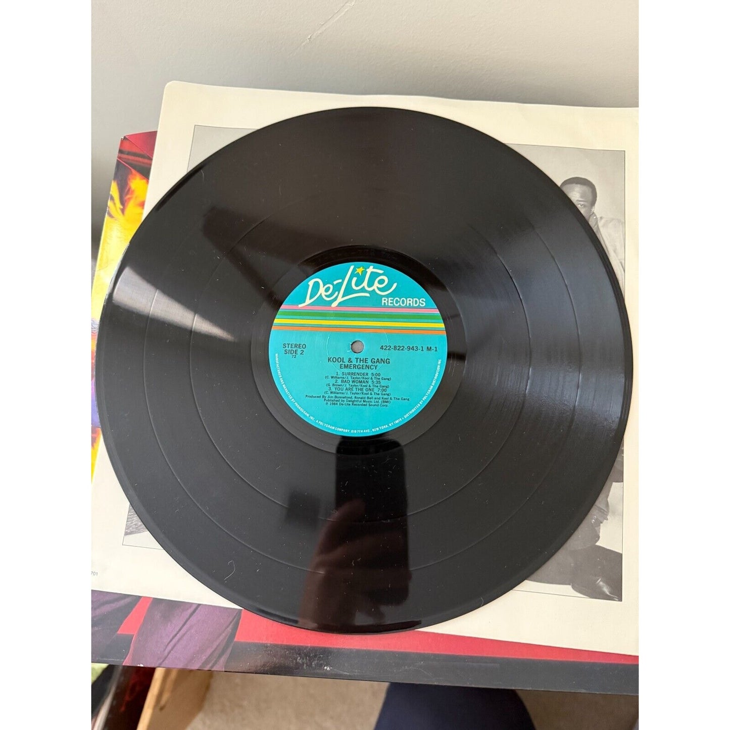 Kool and the Gang Emergency Vinyl LP 1984 De-Lite Records Classic Funk Disco