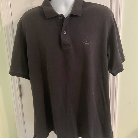 Izod Black Polo Shirt Classic Design Casual Wear