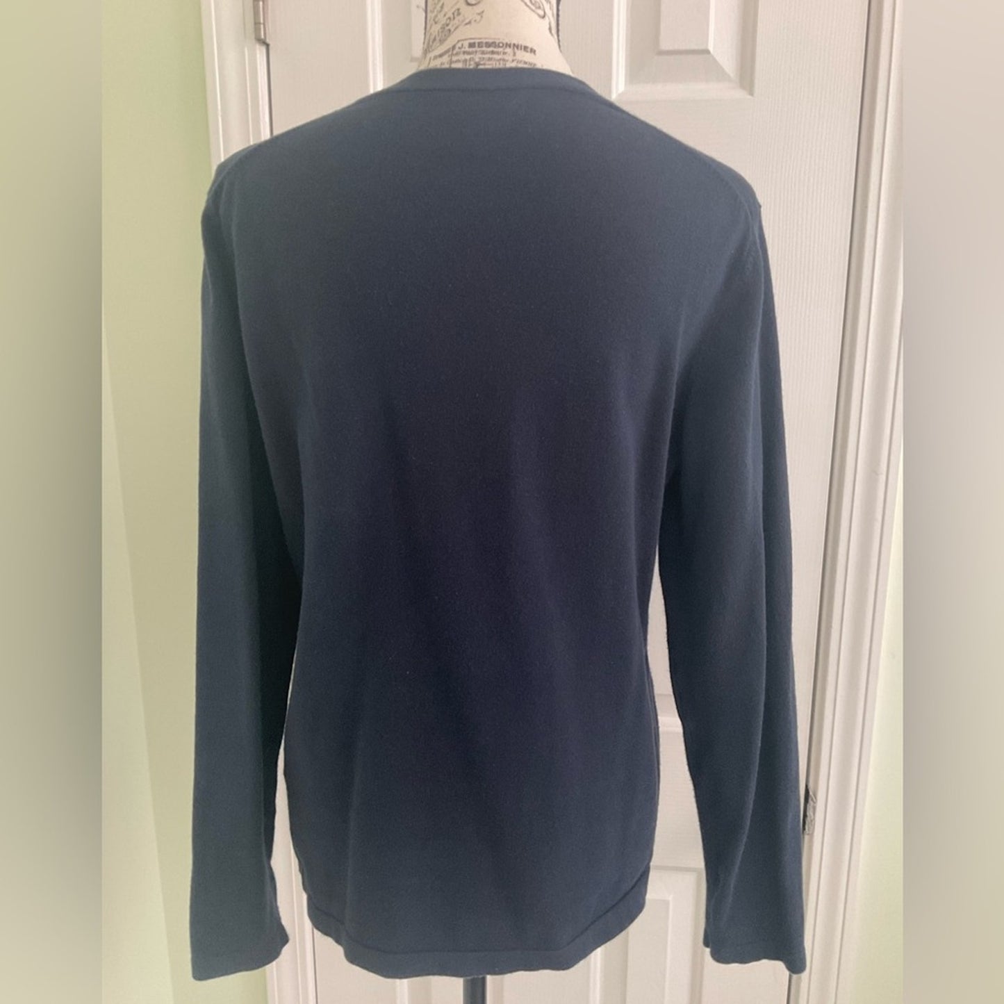 Tommy Hilfiger Women's Navy V-Neck Top