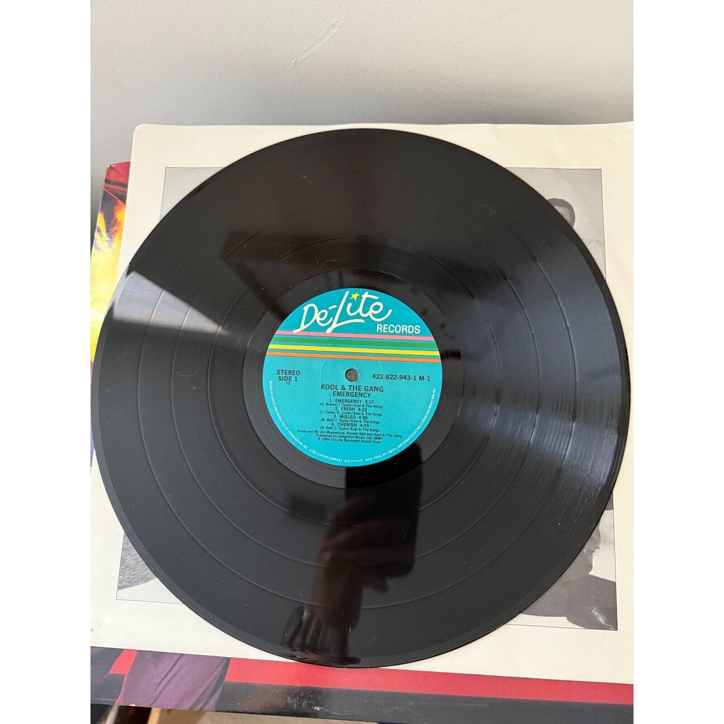 Kool and the Gang Emergency Vinyl LP 1984 De-Lite Records Classic Funk Disco