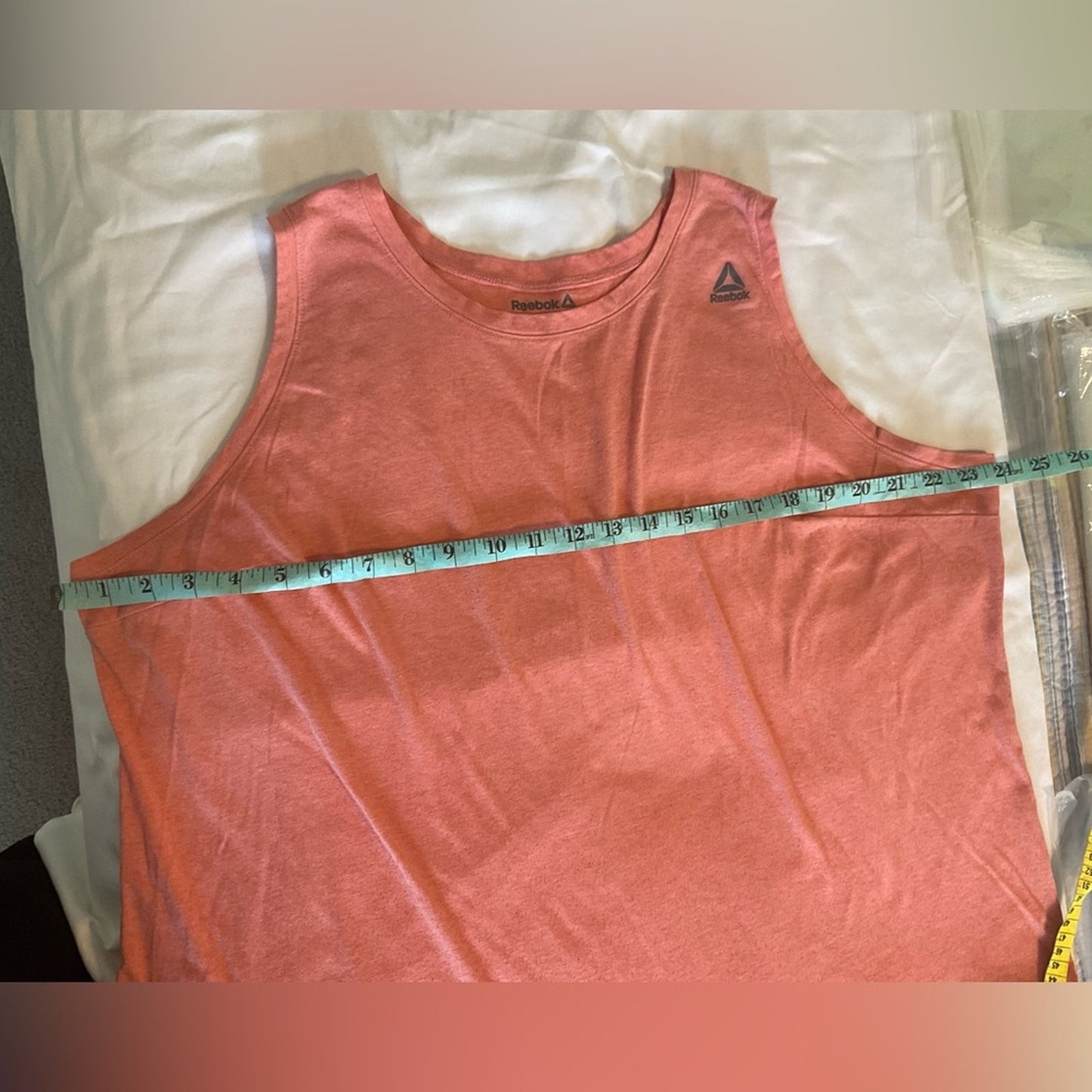 Reebok Tank Top in an orange color.