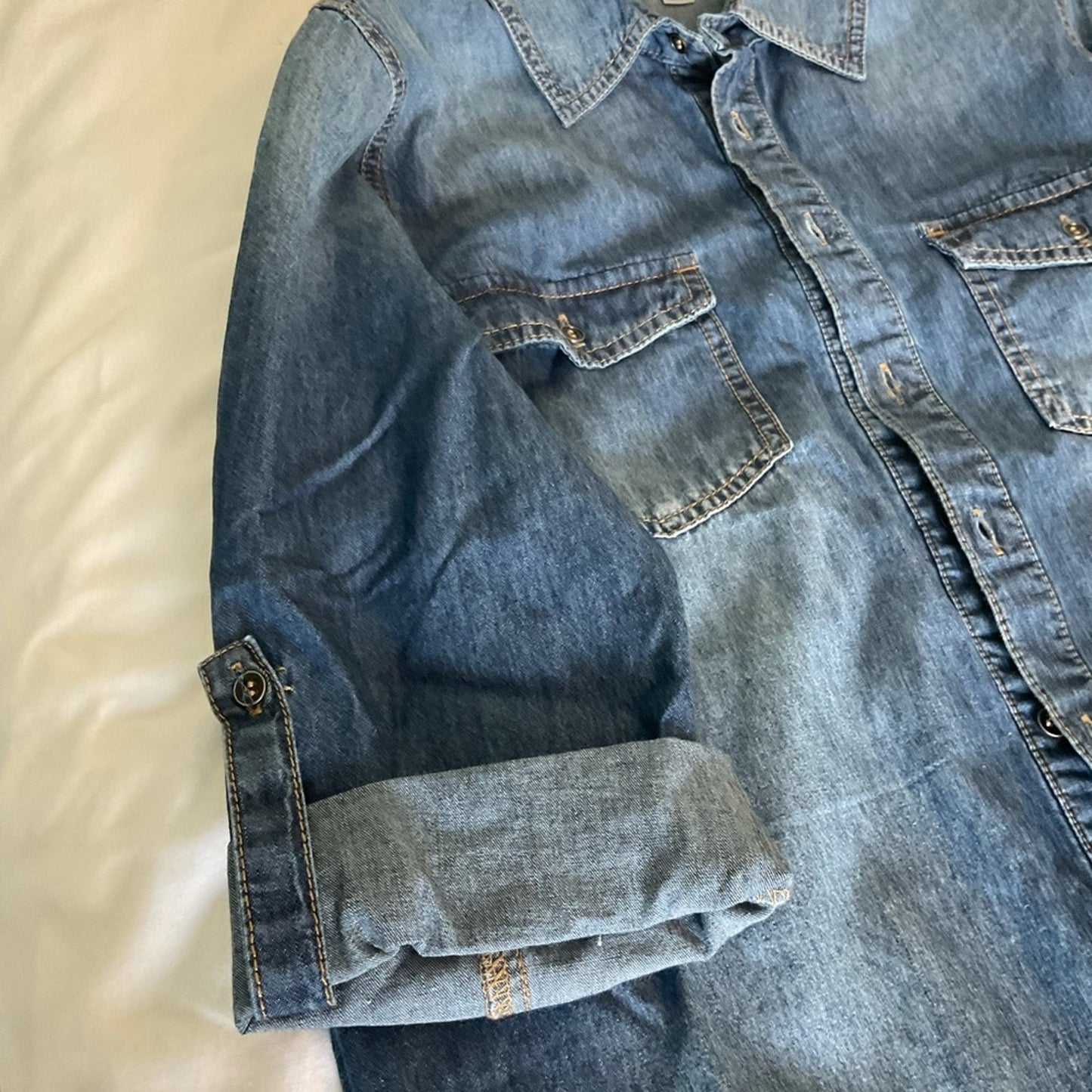 Wall Flower Denim Dress/Tunic