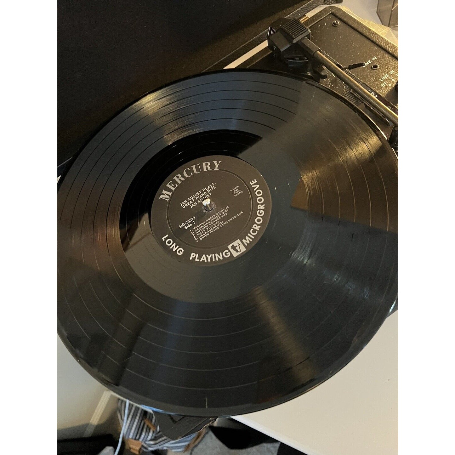 Jan August Plays Great Piano Hits LP Vinyl Record Album
