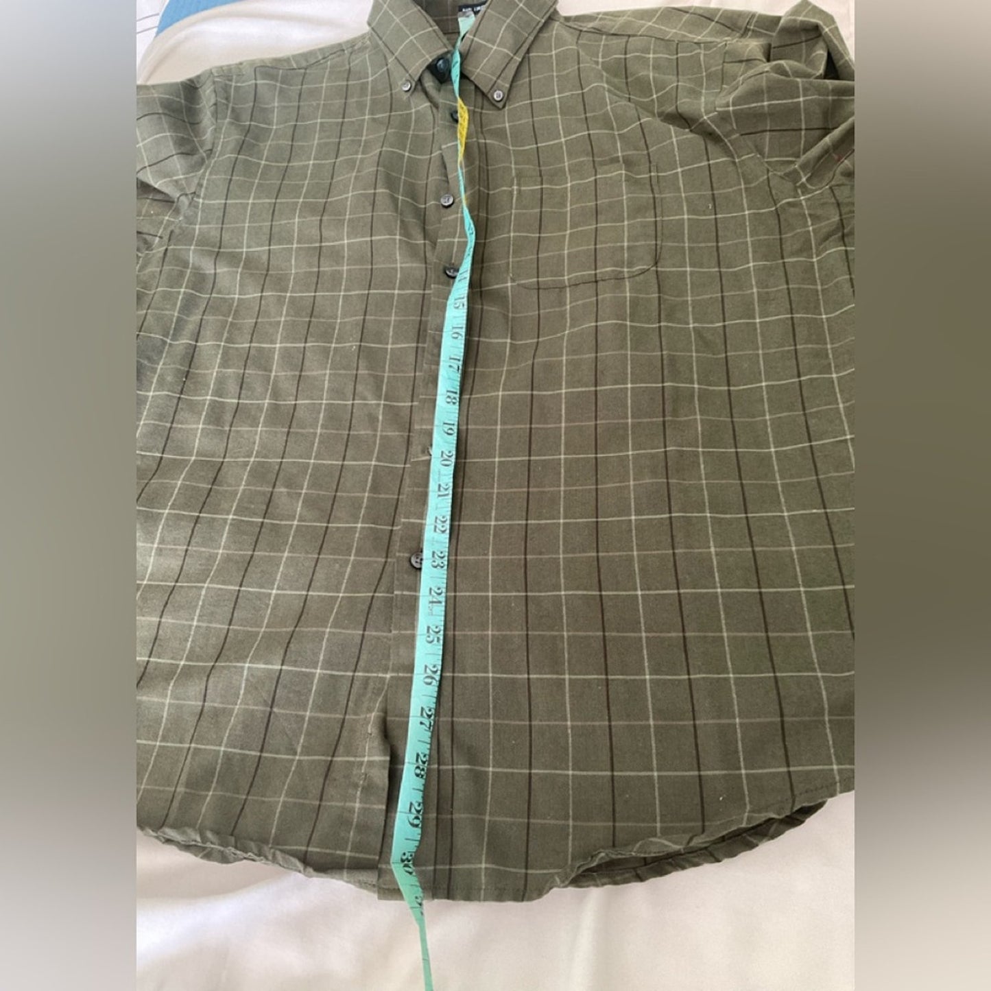 Van Heusen Green Casual Button Down Shirt