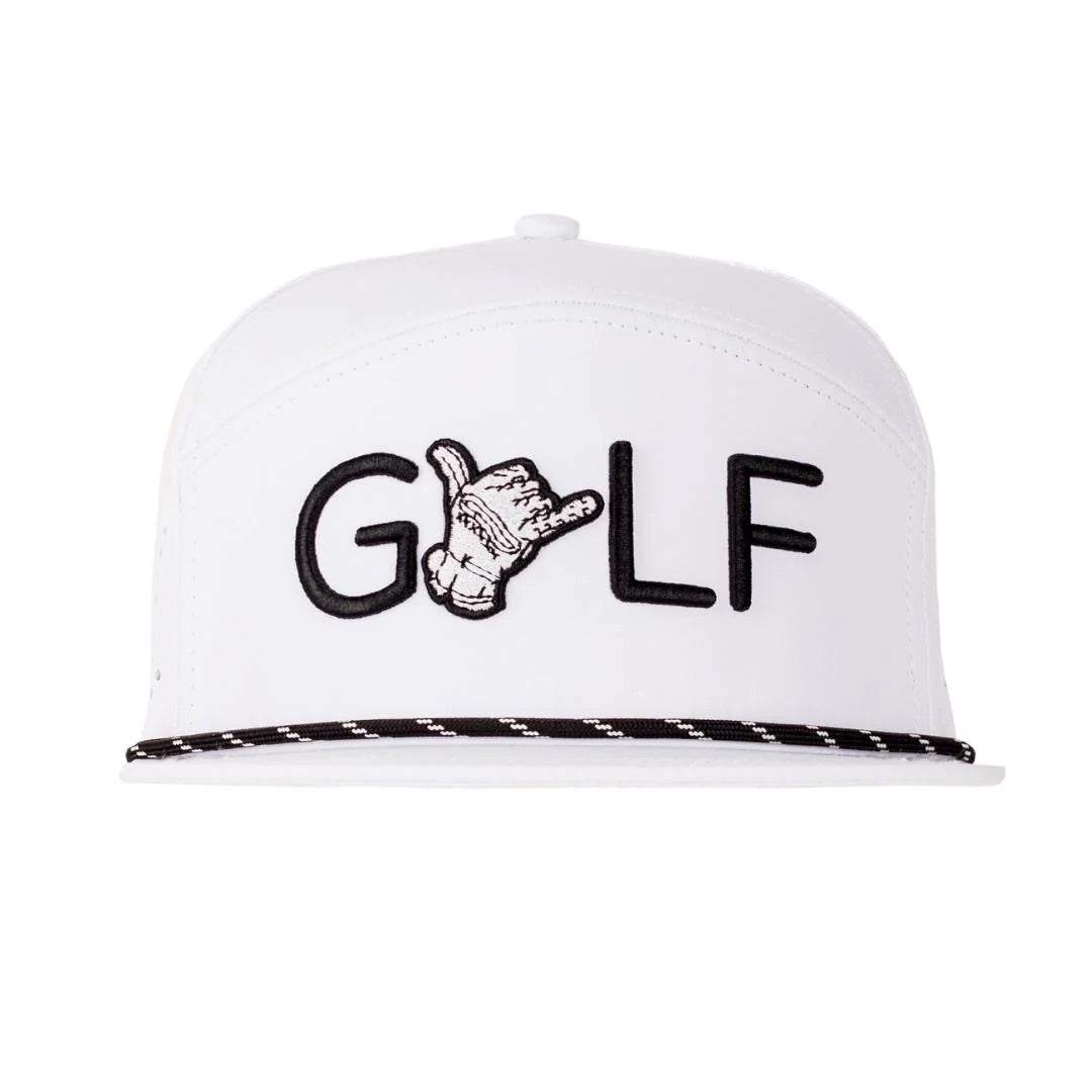 GOLF SNAPBACK HAT - WHITE