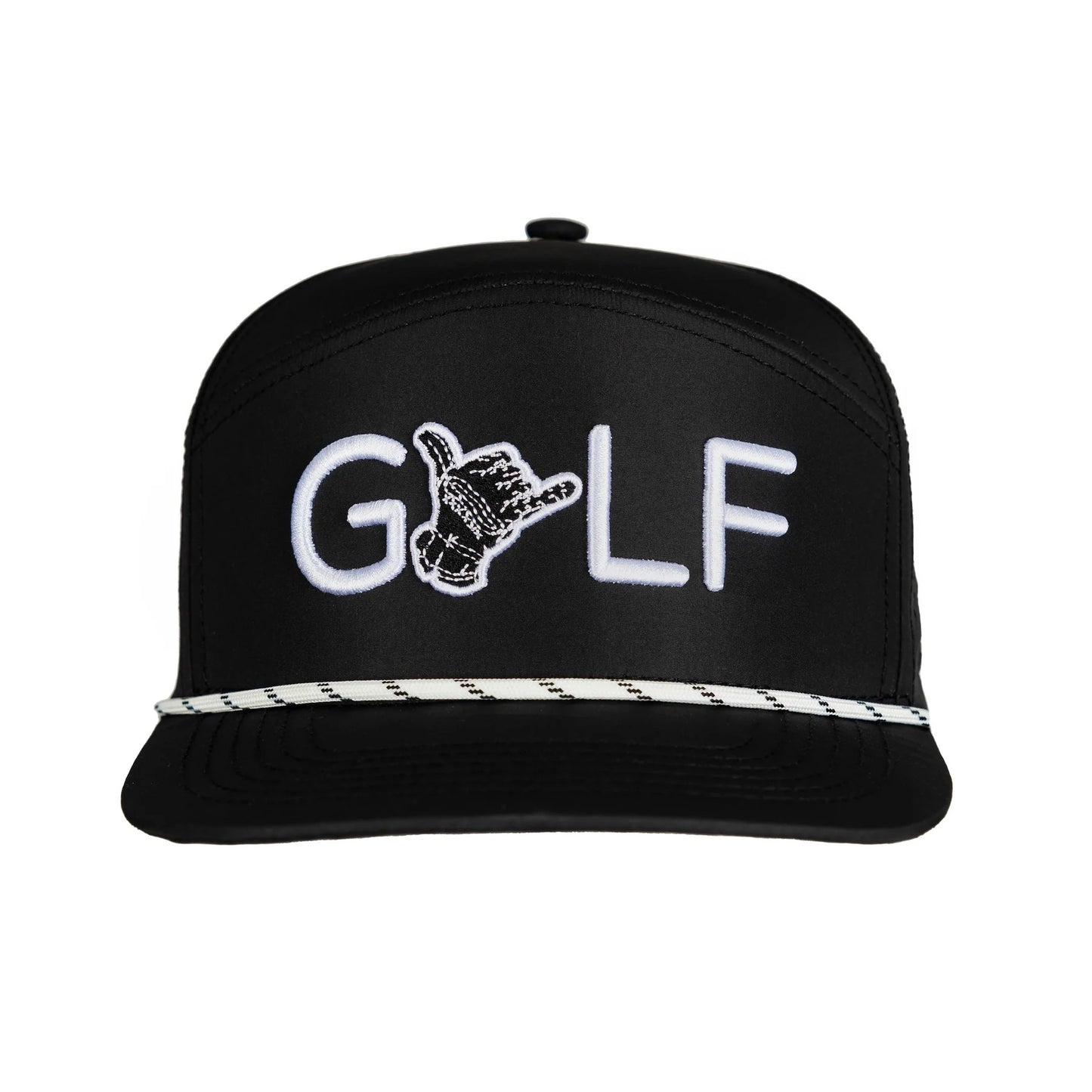GOLF SNAPBACK HAT - BLACK