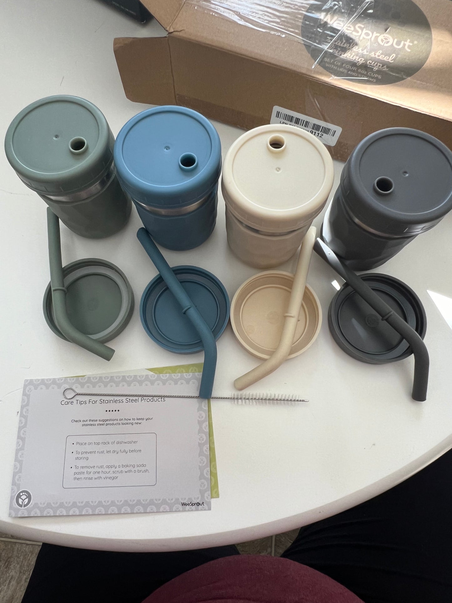 WeeSprout 2-in-1 Drinking Cups for Kids