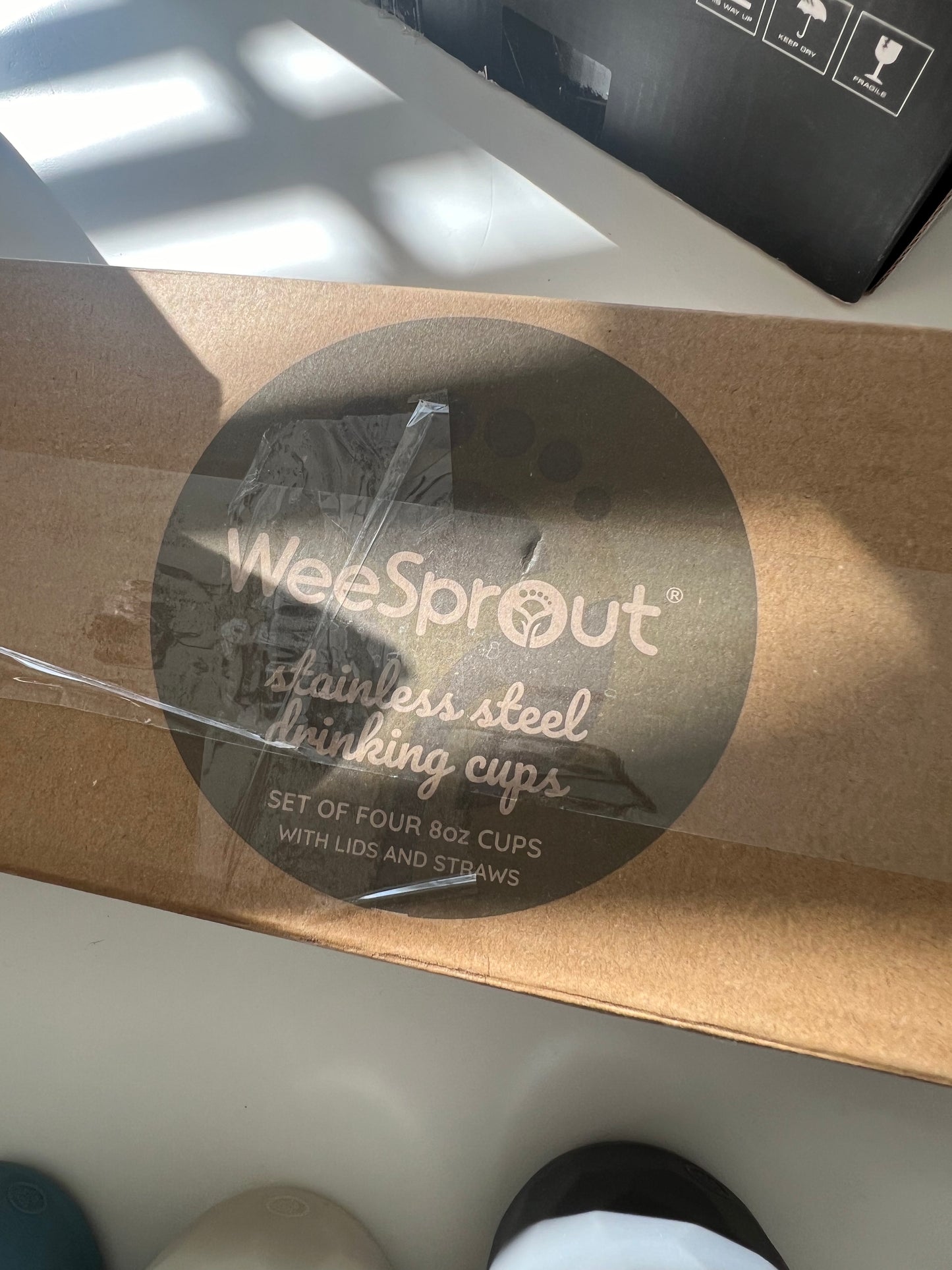 WeeSprout 2-in-1 Drinking Cups for Kids