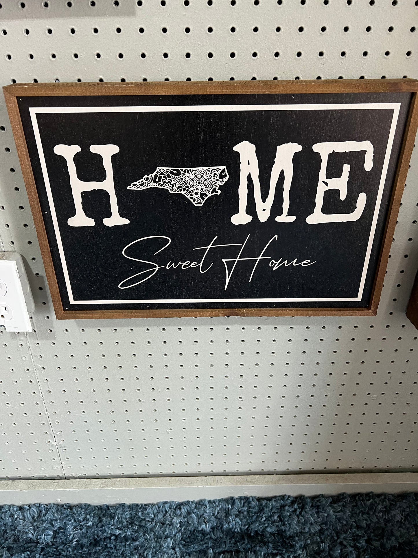 Driftless Studios - 12x18 Home Sweet Home With Mandala State Home Décor