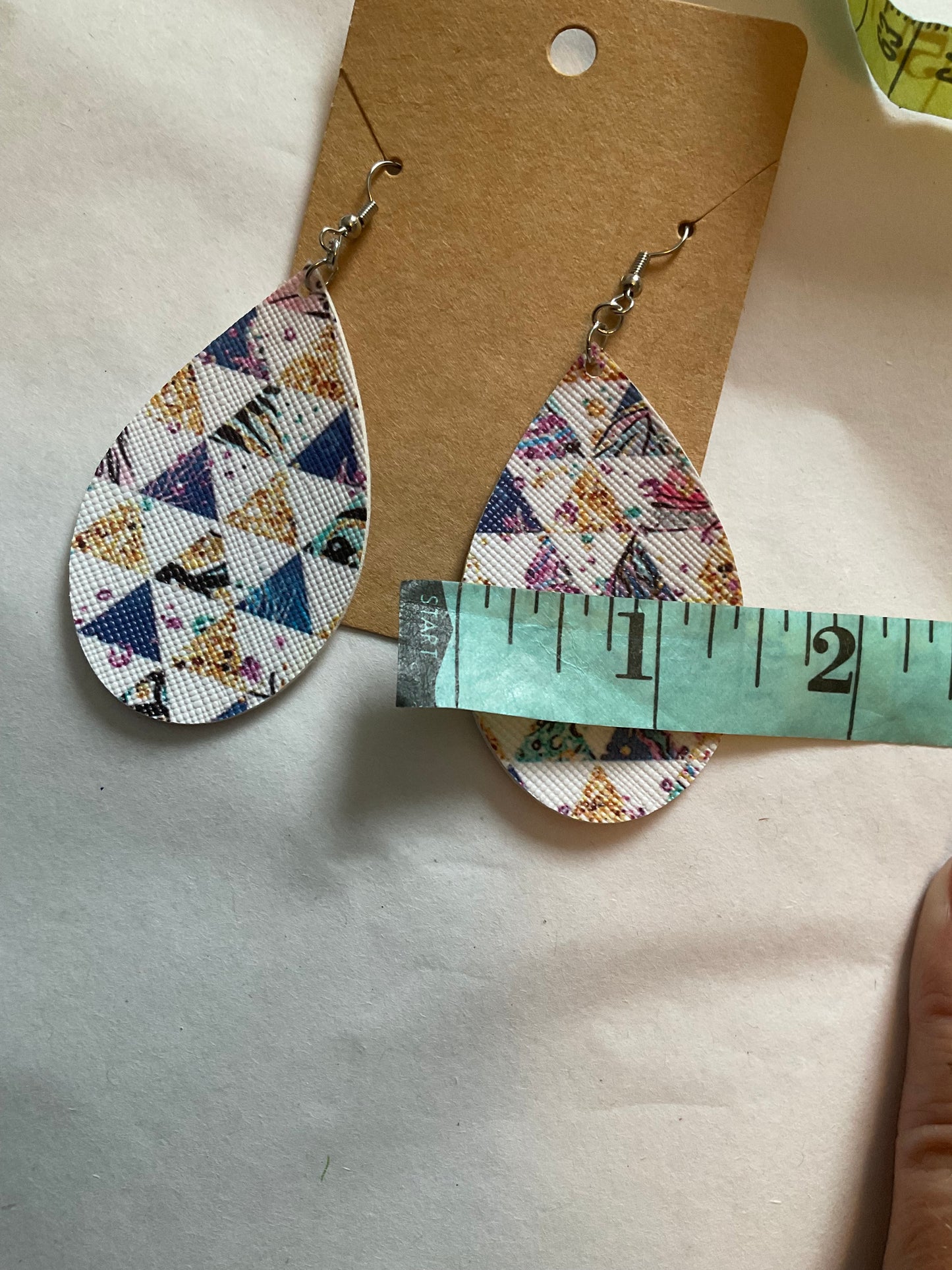 Colorful Teardrop Earrings