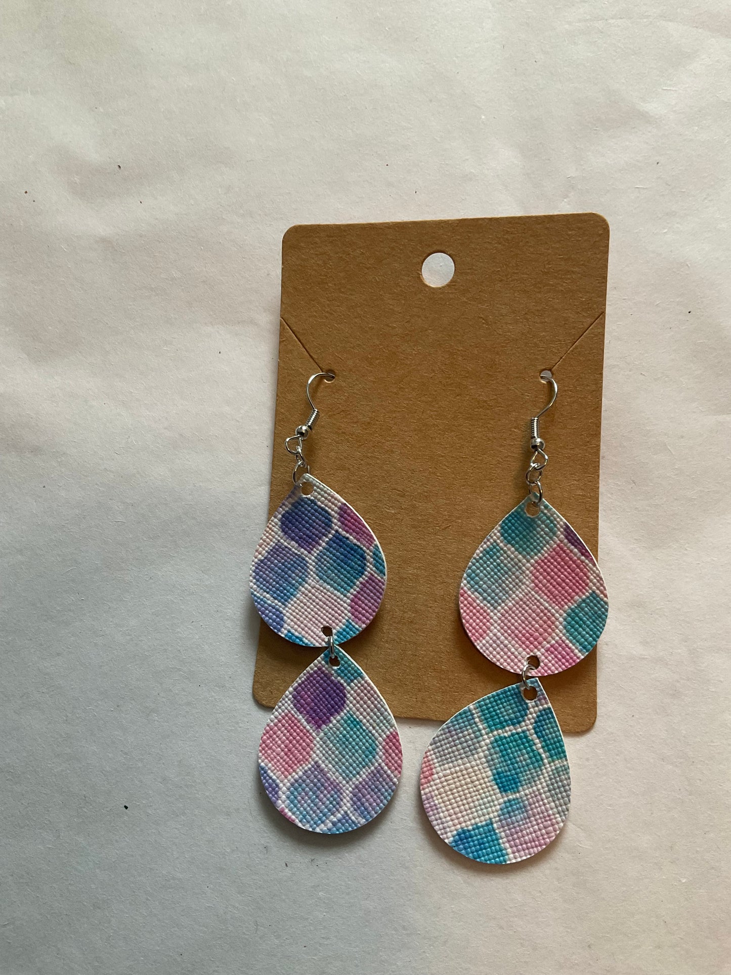 Colorful Teardrop Earrings