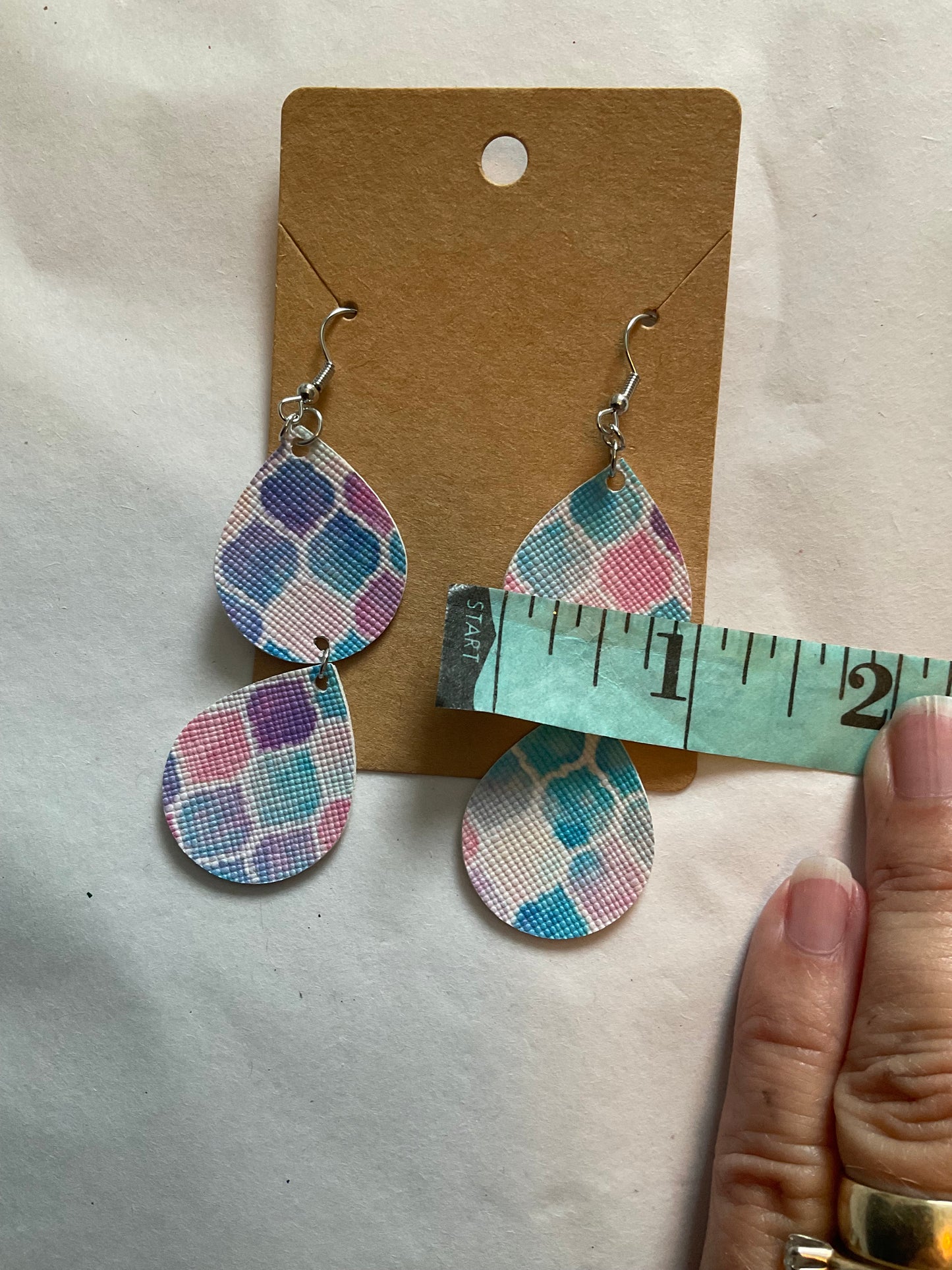 Colorful Teardrop Earrings