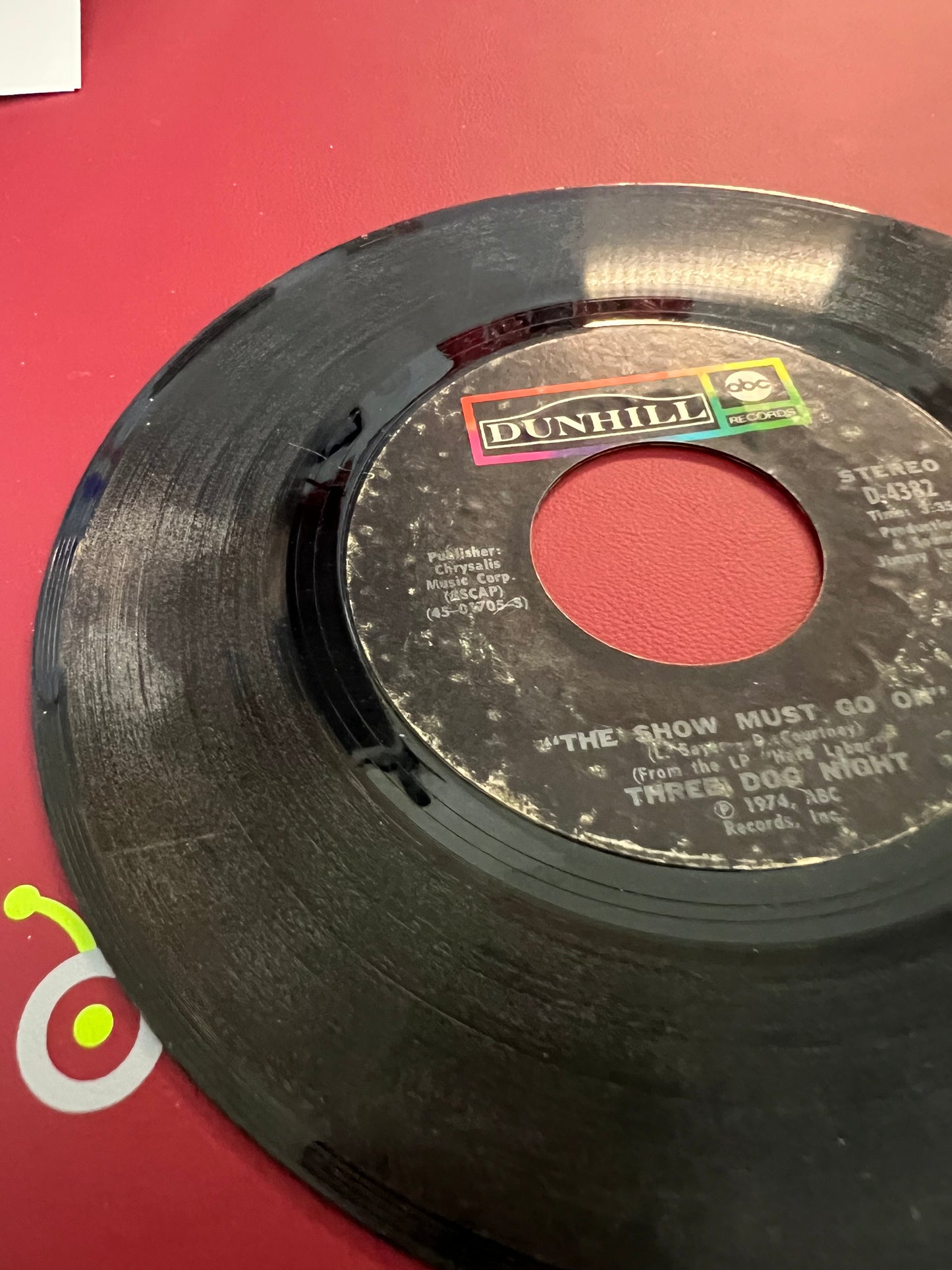 3 Three Dog Night The Show Must Go On #A Classic Rock Jukebox 45 7" Vinyl