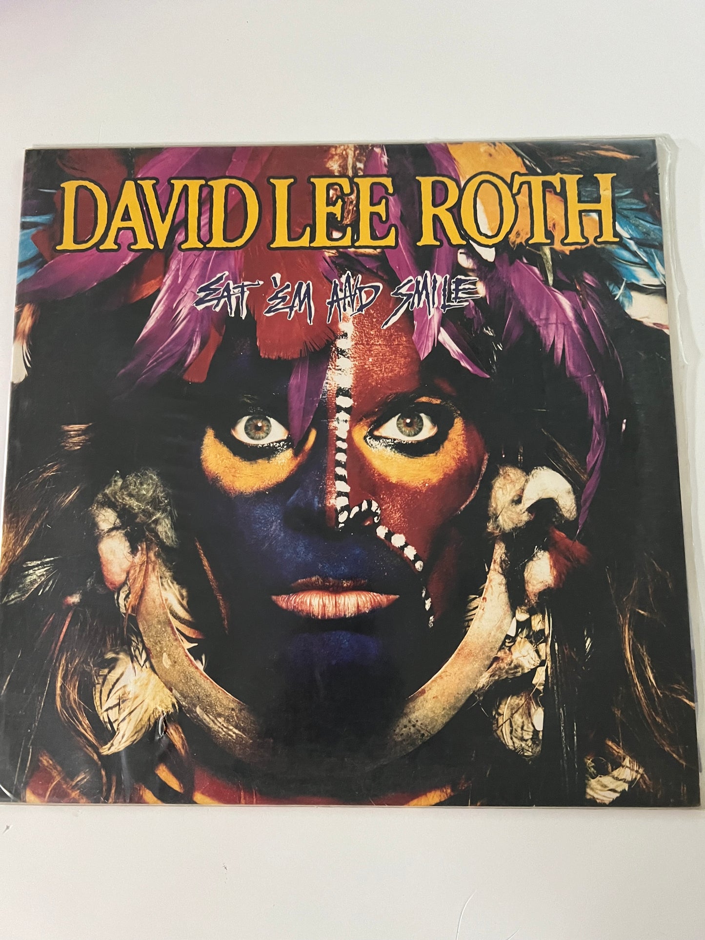 David Lee Roth Eat 'Em And Smile Vinyl 1986 Warner Bros W1-25470