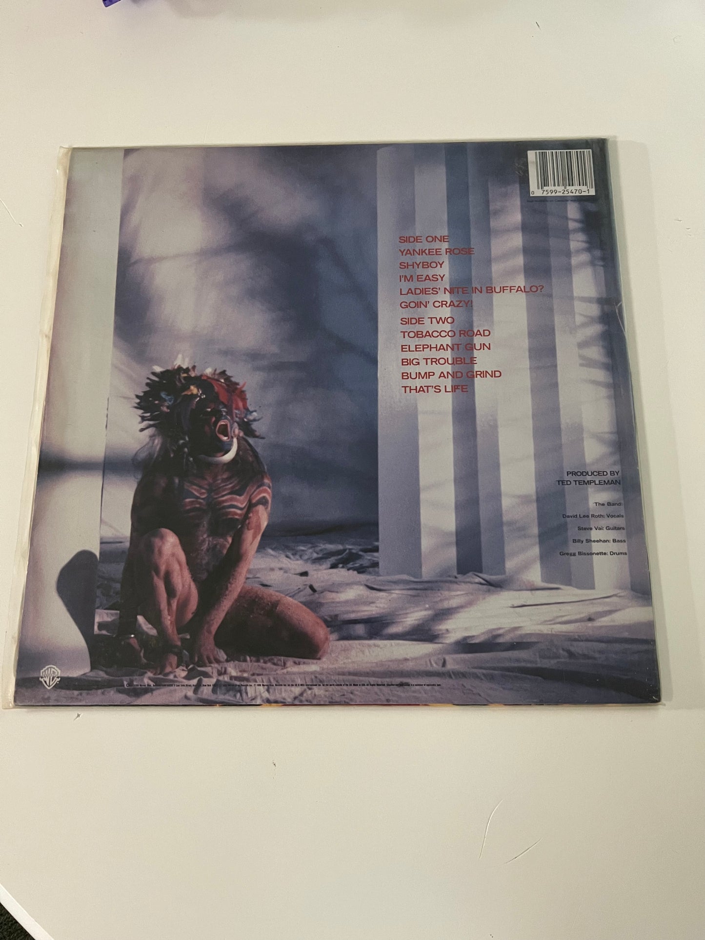 David Lee Roth Eat 'Em And Smile Vinyl 1986 Warner Bros W1-25470