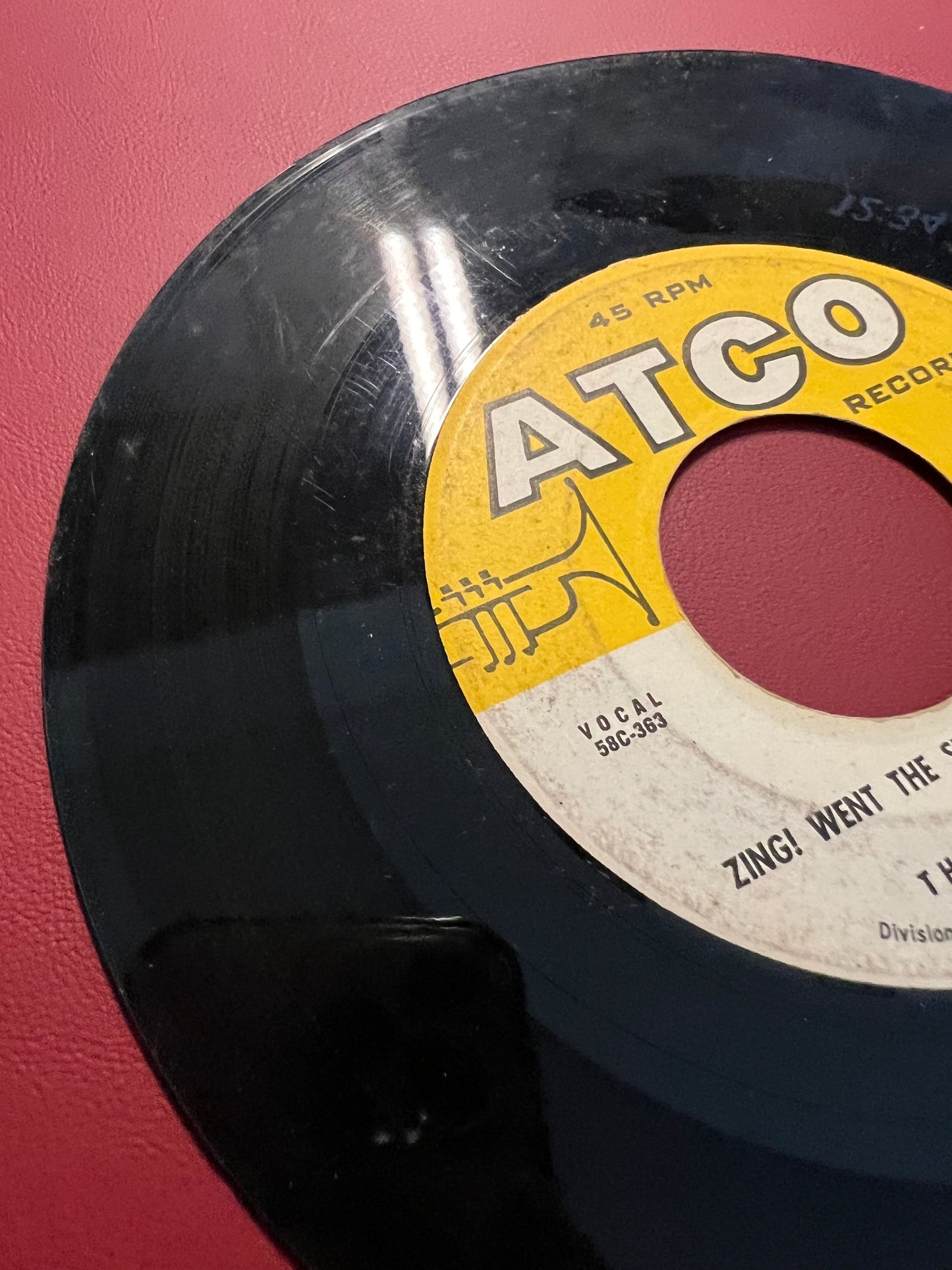 The Coasters Yakety Yak/Zing! Went The Strings Of My Heart ATCO 45 - 1958