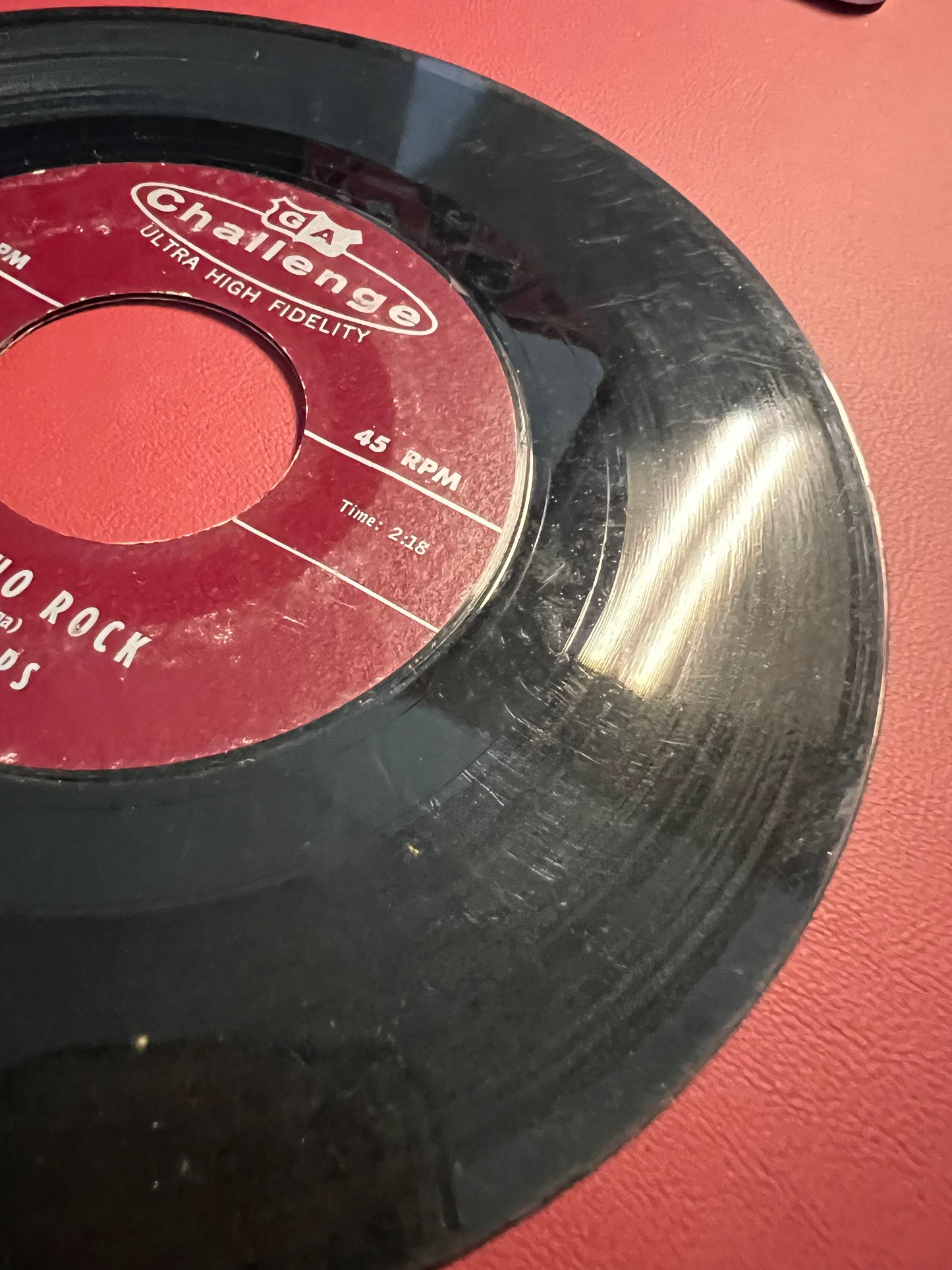 45 RECORD - The Champs - EL Rancho Rock/ Midnight