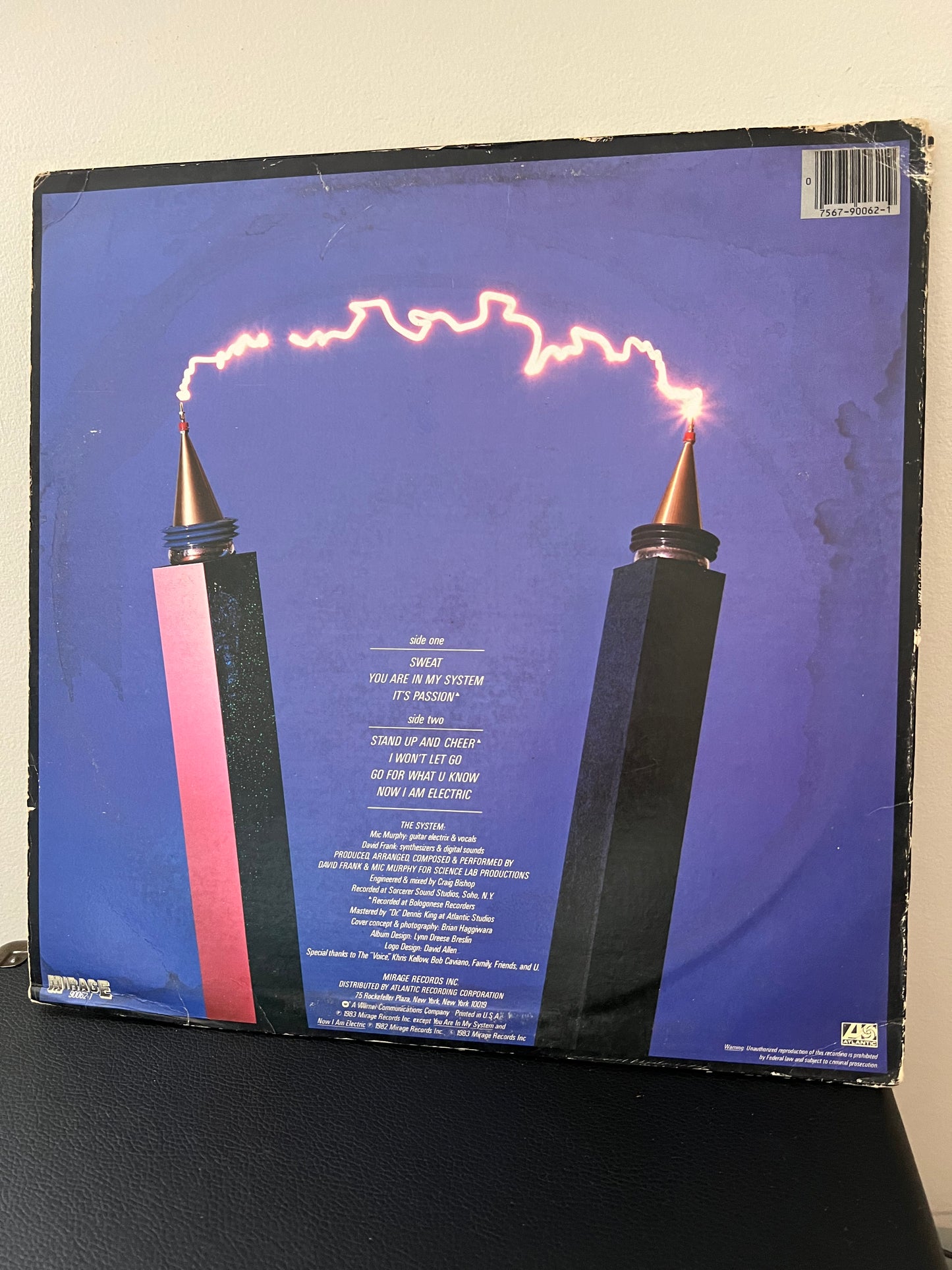 1983 The System - Sweat - 90062-1 Stereo LP Mirage Records Vinyl Record