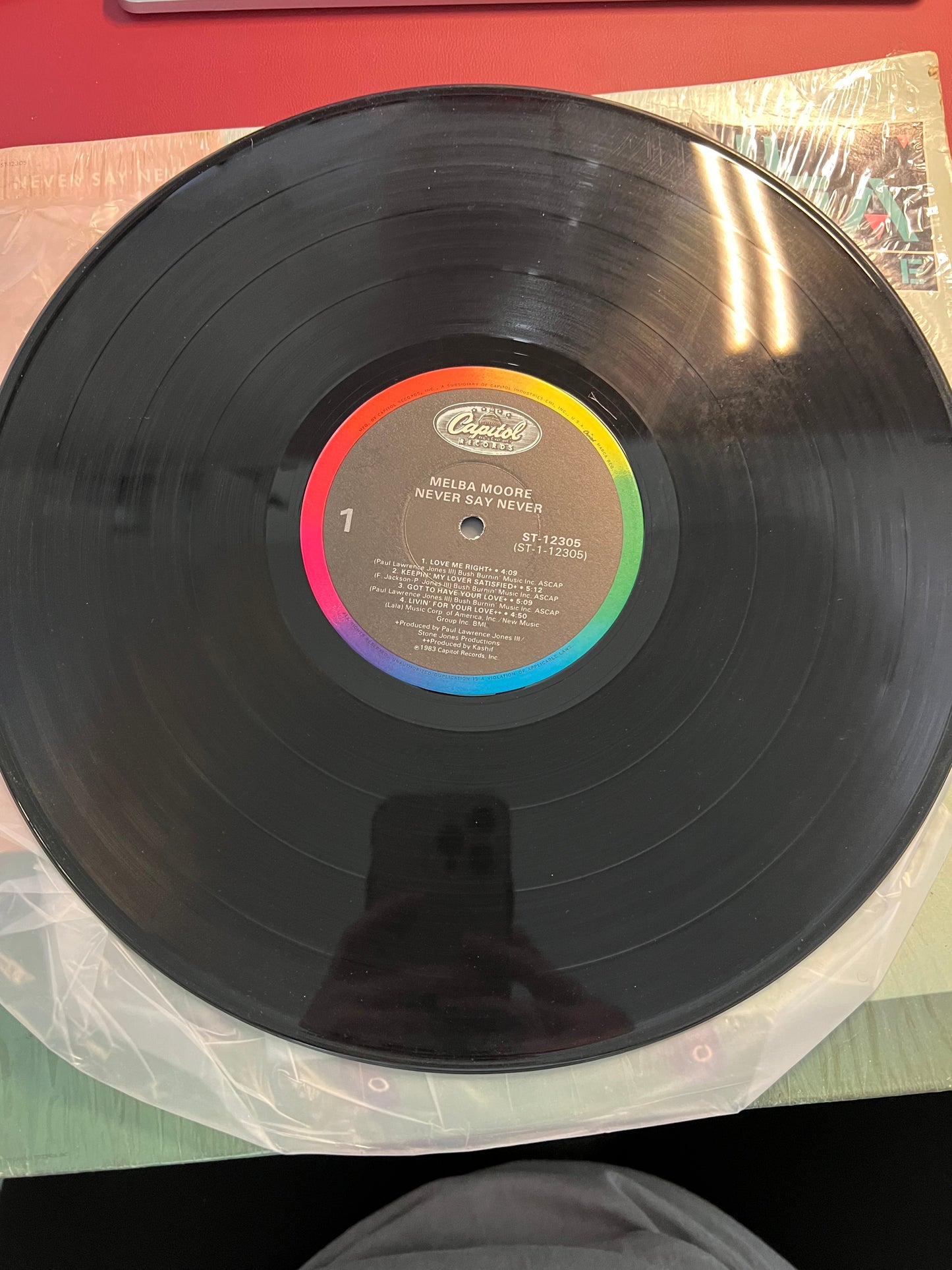 Melba Moore Never Say Never Vinyl LP 1983 Capitol TESTED