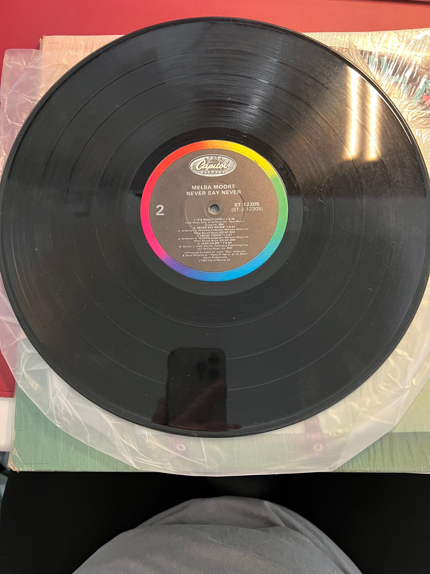 Melba Moore Never Say Never Vinyl LP 1983 Capitol TESTED
