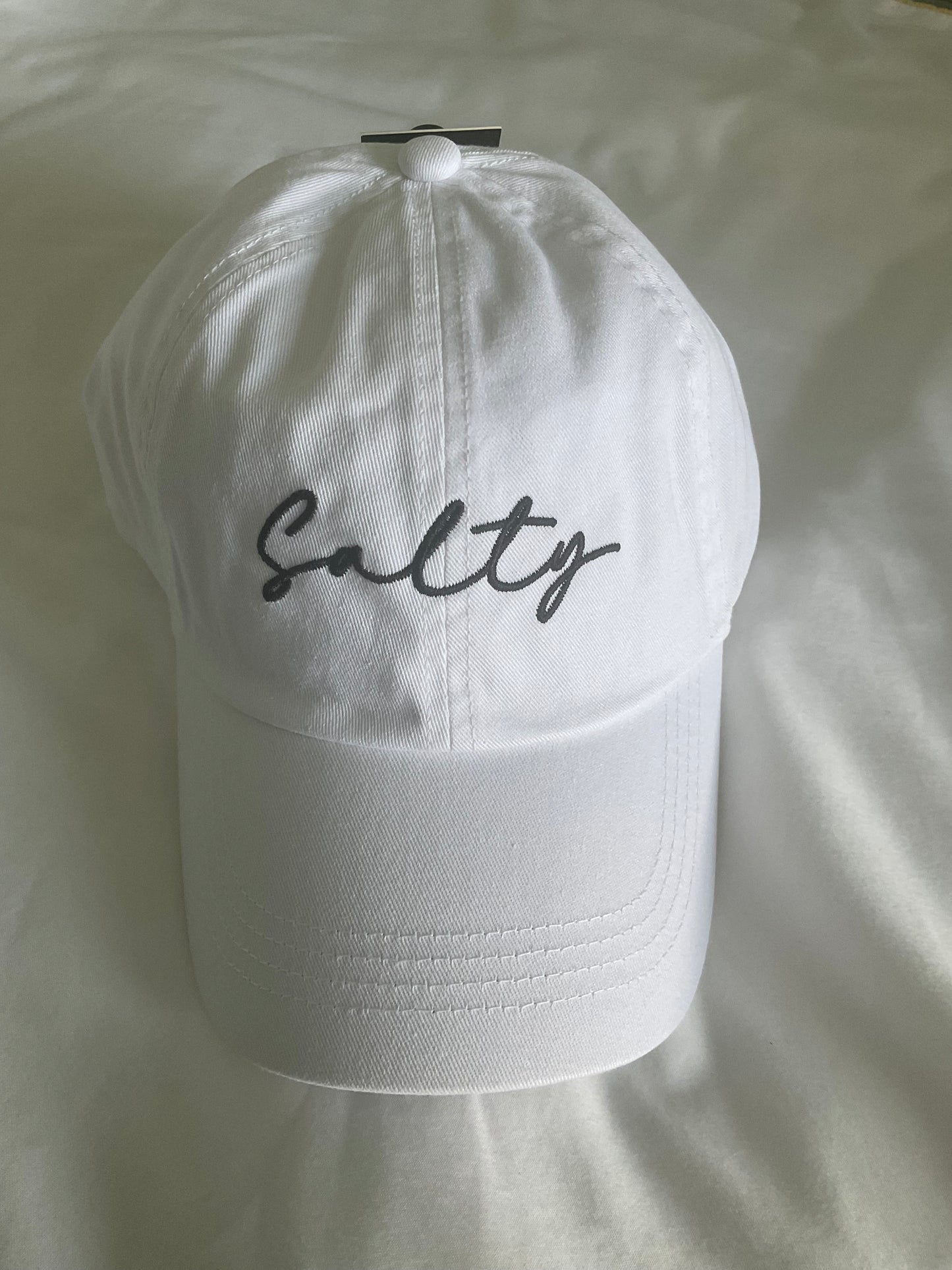 Fashion City - Salty Lettering Embroidery Baseball Cap