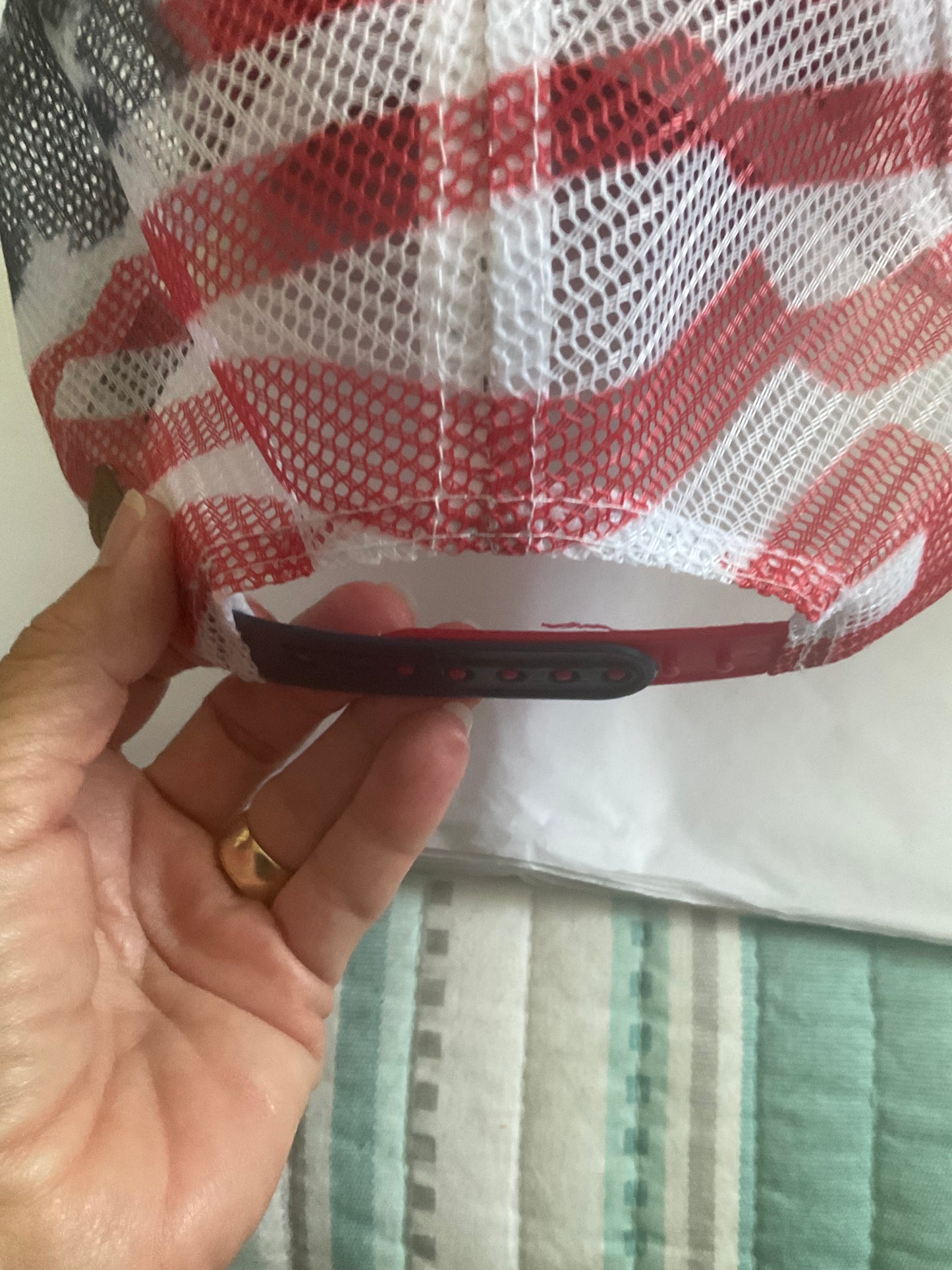 Fashion City - Cotton Brushed USA Flag Embroidered Baseball Cap