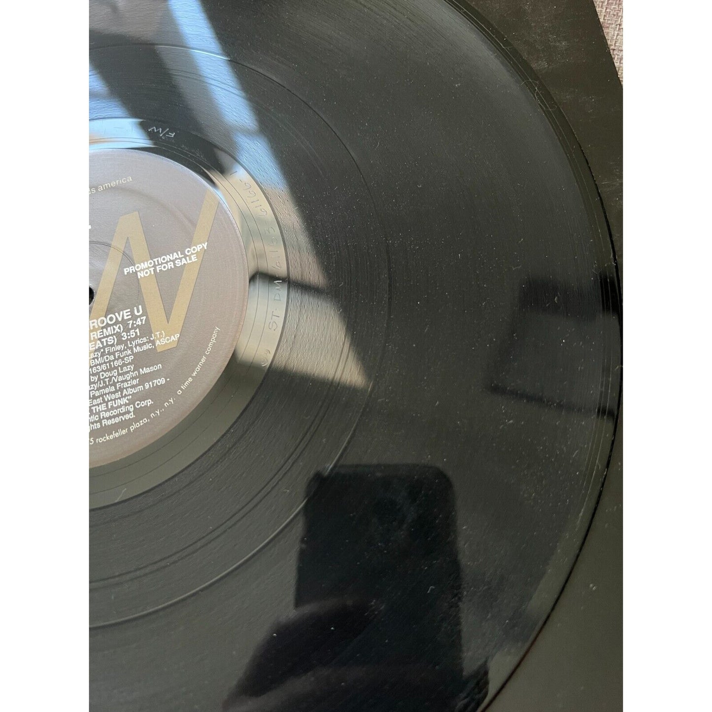 J.T. 12" Lp Let Me Groove U Record EX Cover VG+ PROMO Electronic On Vinyl