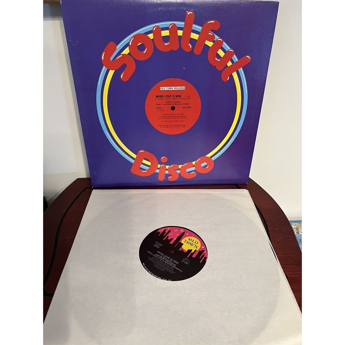 Soulful Disco 12" Vinyl Sam Records John Davis & The Monster Orchestra