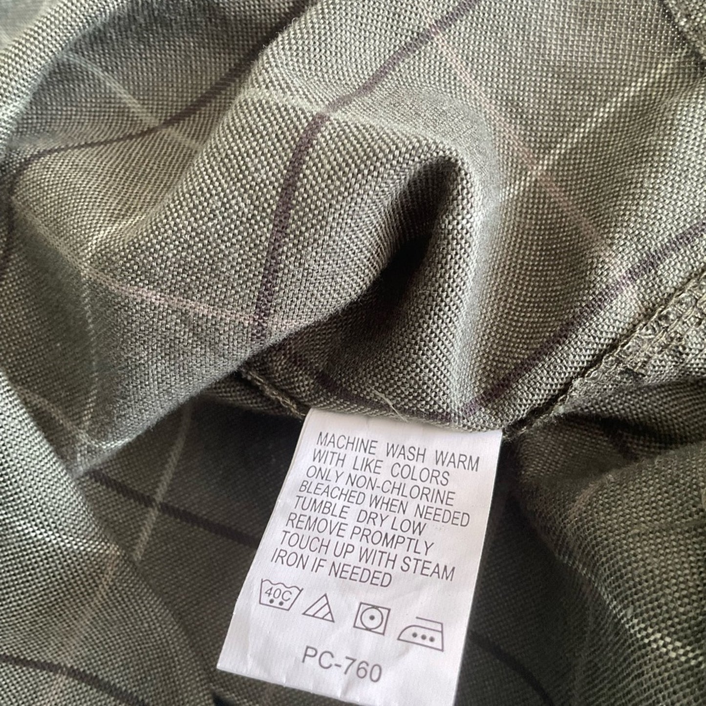 Van Heusen Green Casual Button Down Shirt