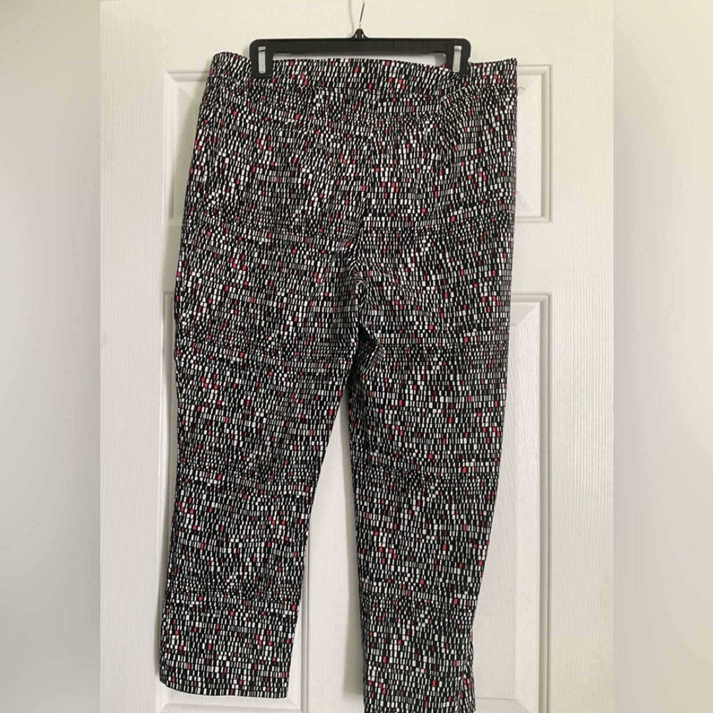 Soft Works Women's Black and White Patterned Pants