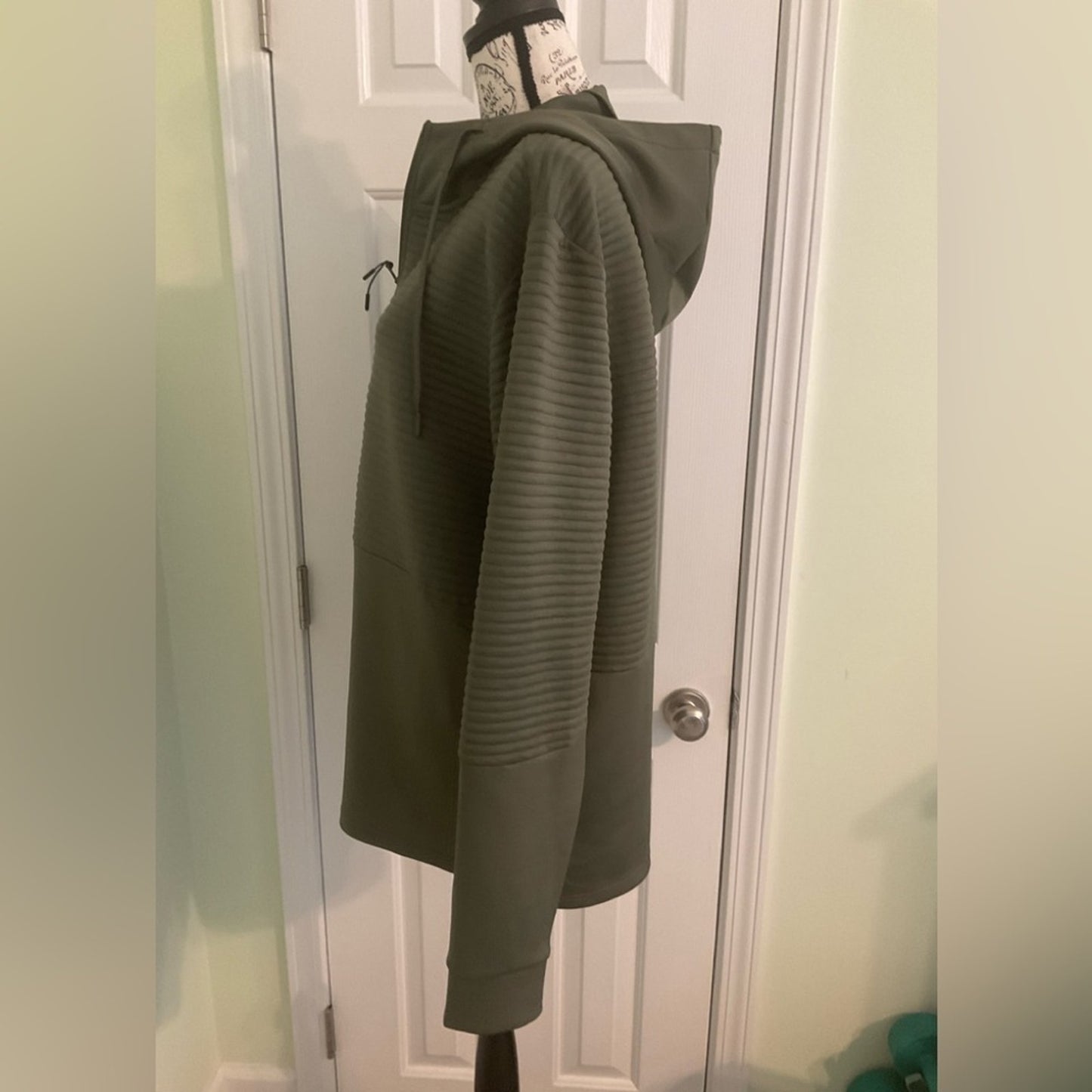 Apana Olive Green Pullover Hoodie