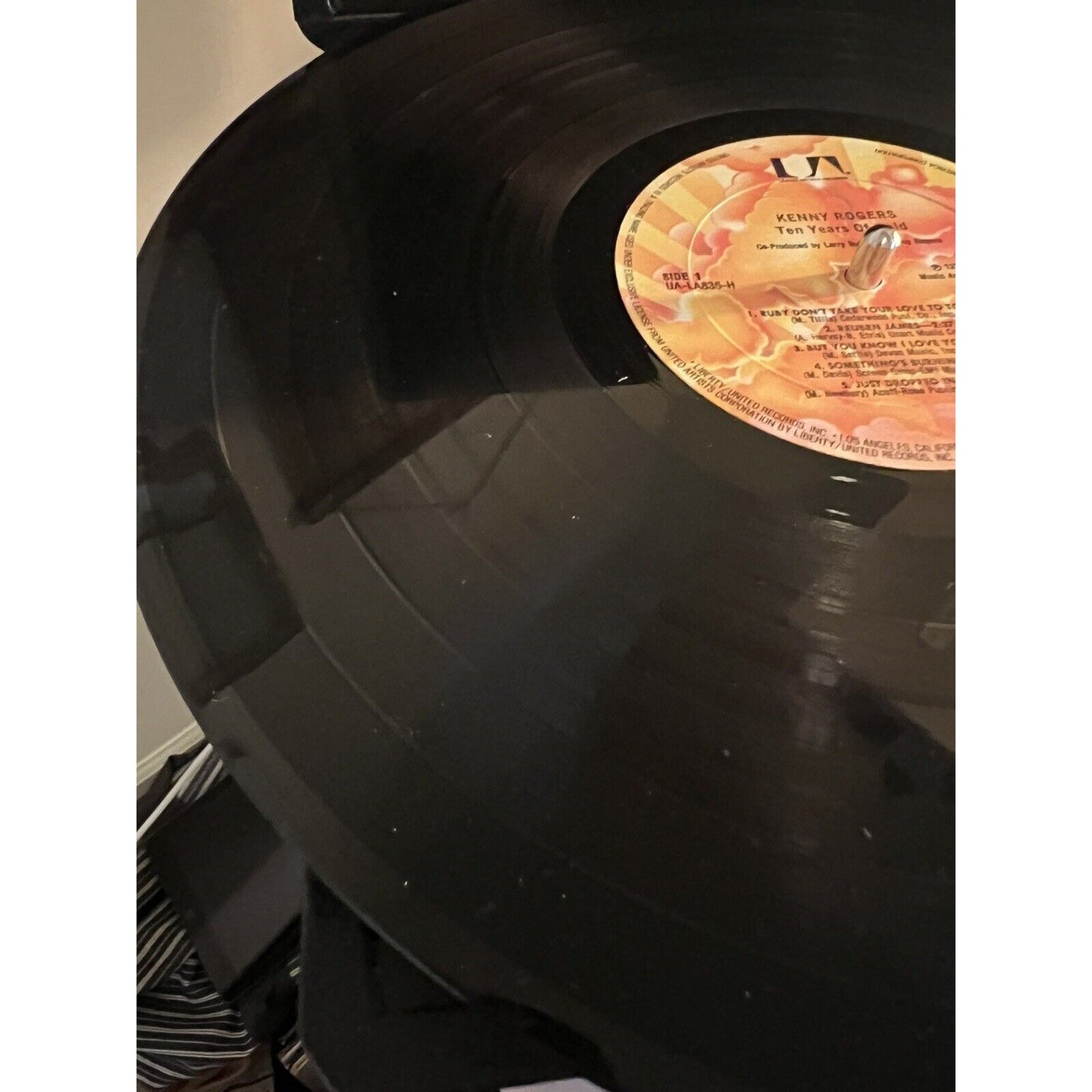 Kenny Rogers - Ten Years of Gold (1977) Vinyl LP 10 Greatest Hits, Best of