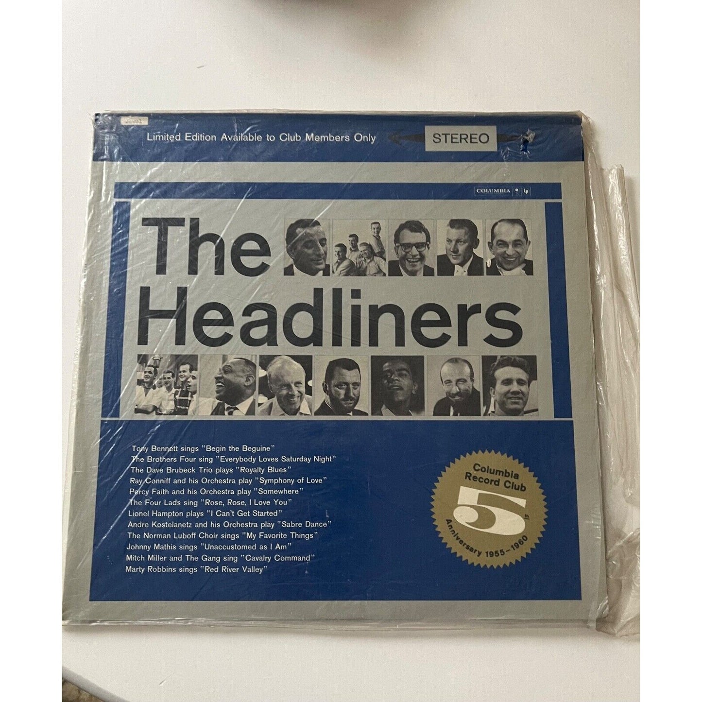 Columbia Record Club - The Headliners (1960) Vinyl LP • Limited Edition