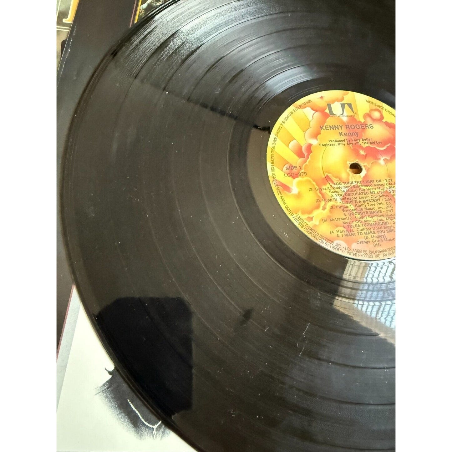 Kenny Rogers- Kenny LOO-979 12” Vinyl Record United Artists