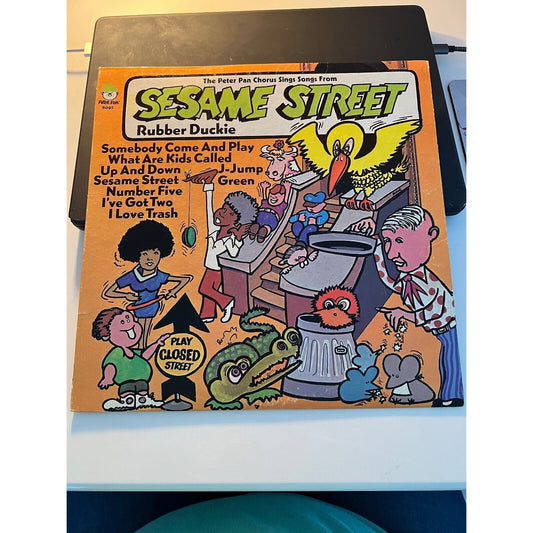 Peter Pan Chorus Sesame Street Rubber Duckie Vinyl Record